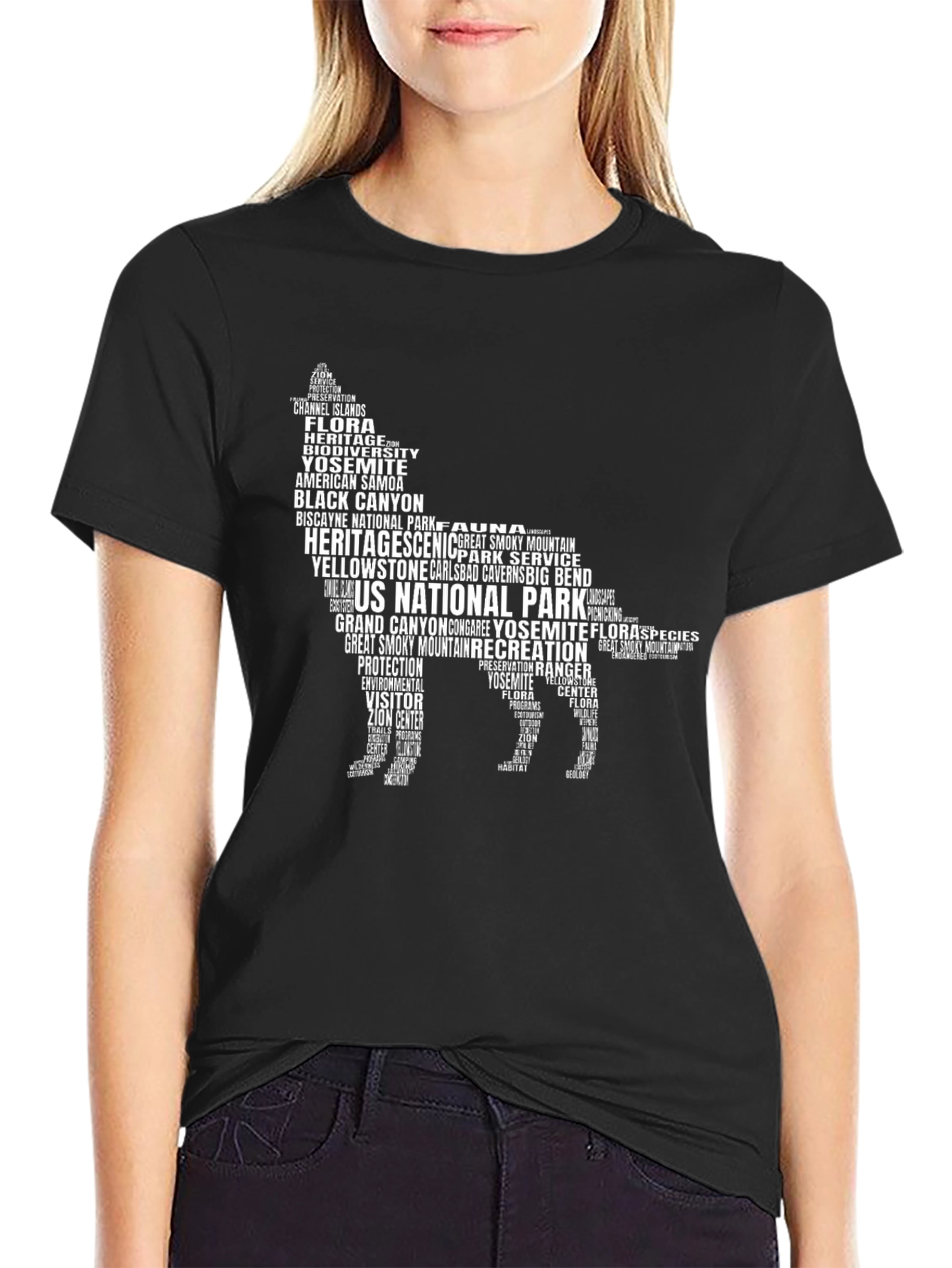 National Park Wolf T-Shirt