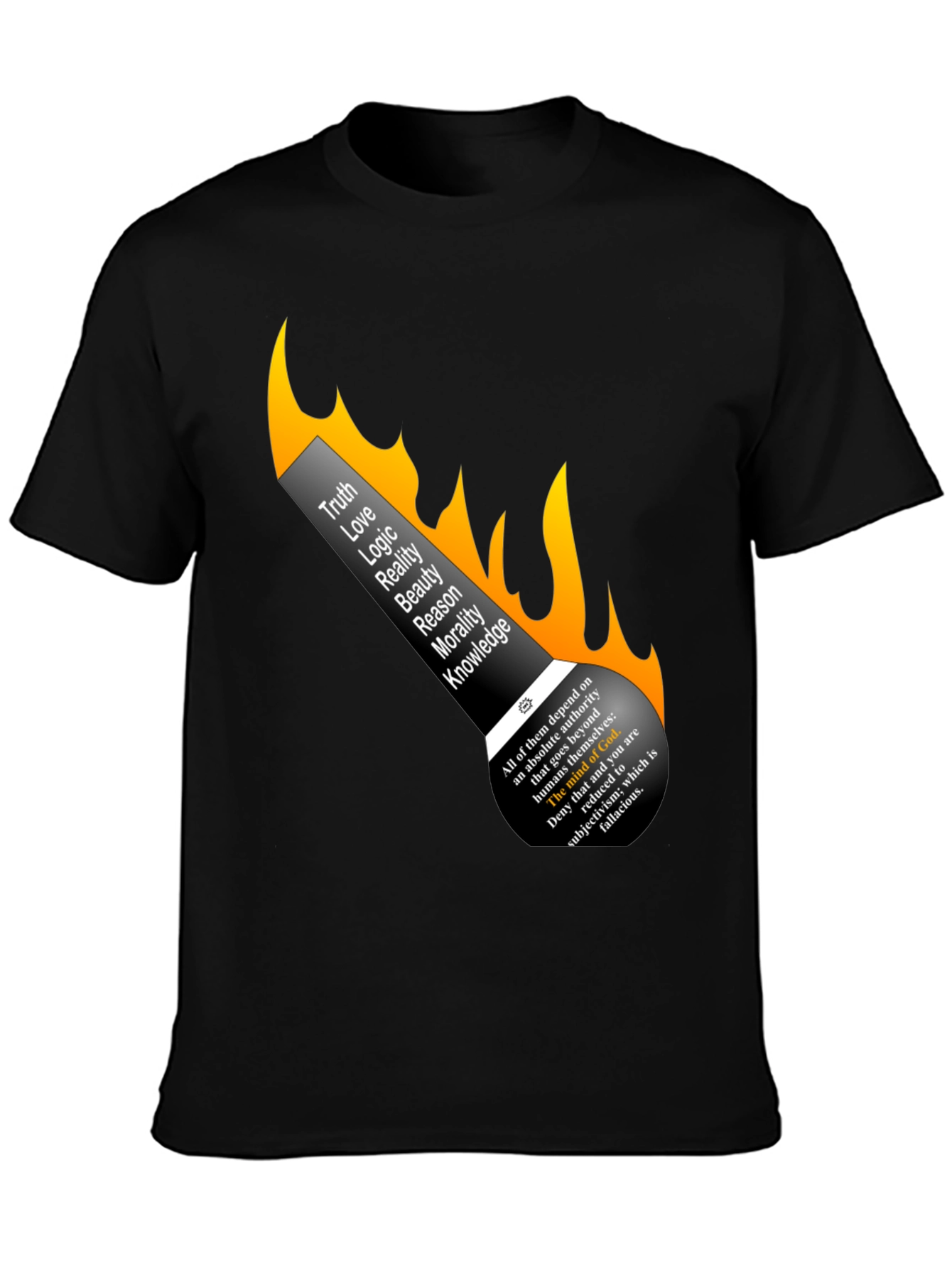 Truth Love Logic T-Shirt - Knowledge & Reason Design