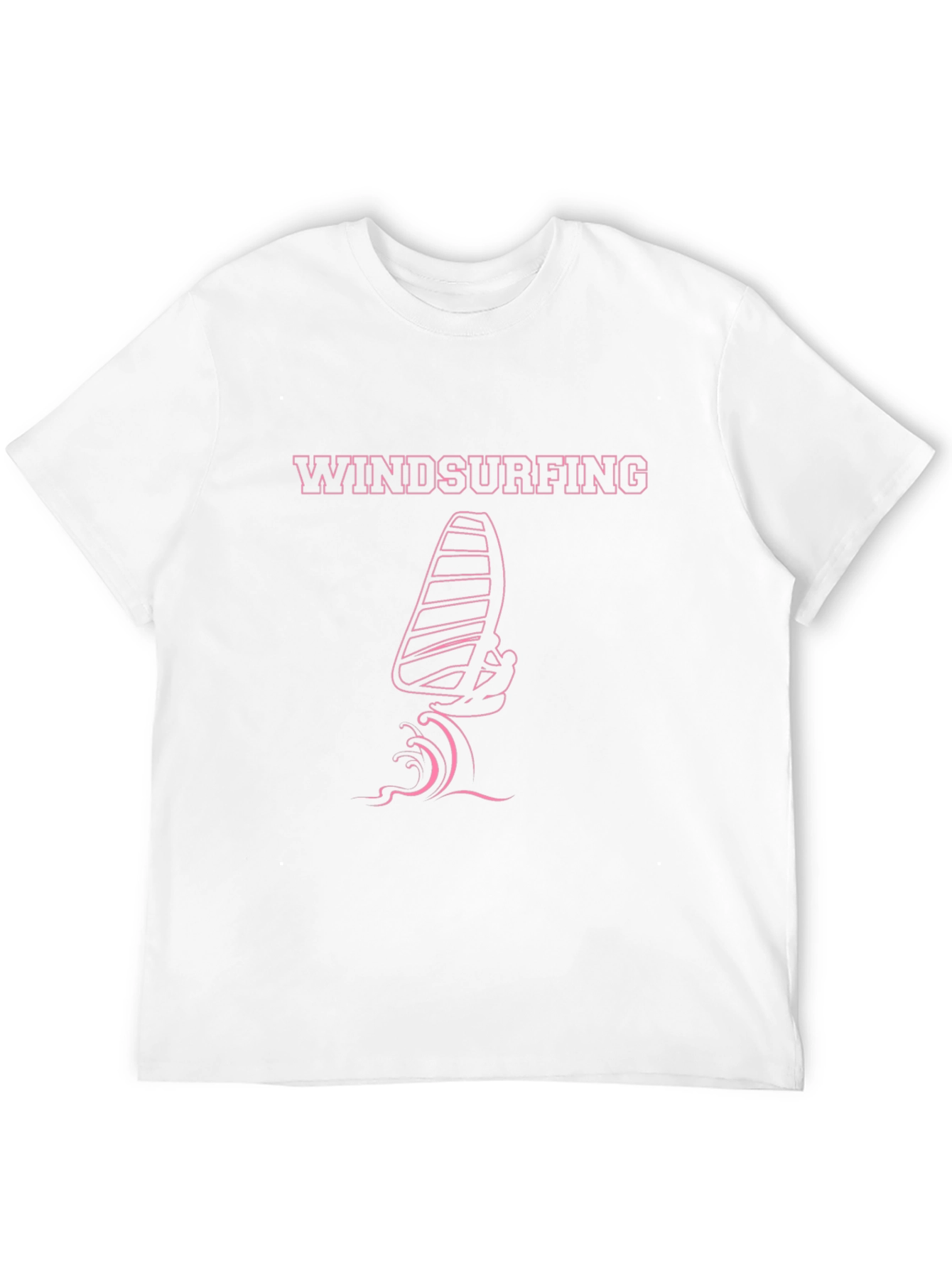 Windsurfing Graphic Tee - Stylish Black T-Shirt