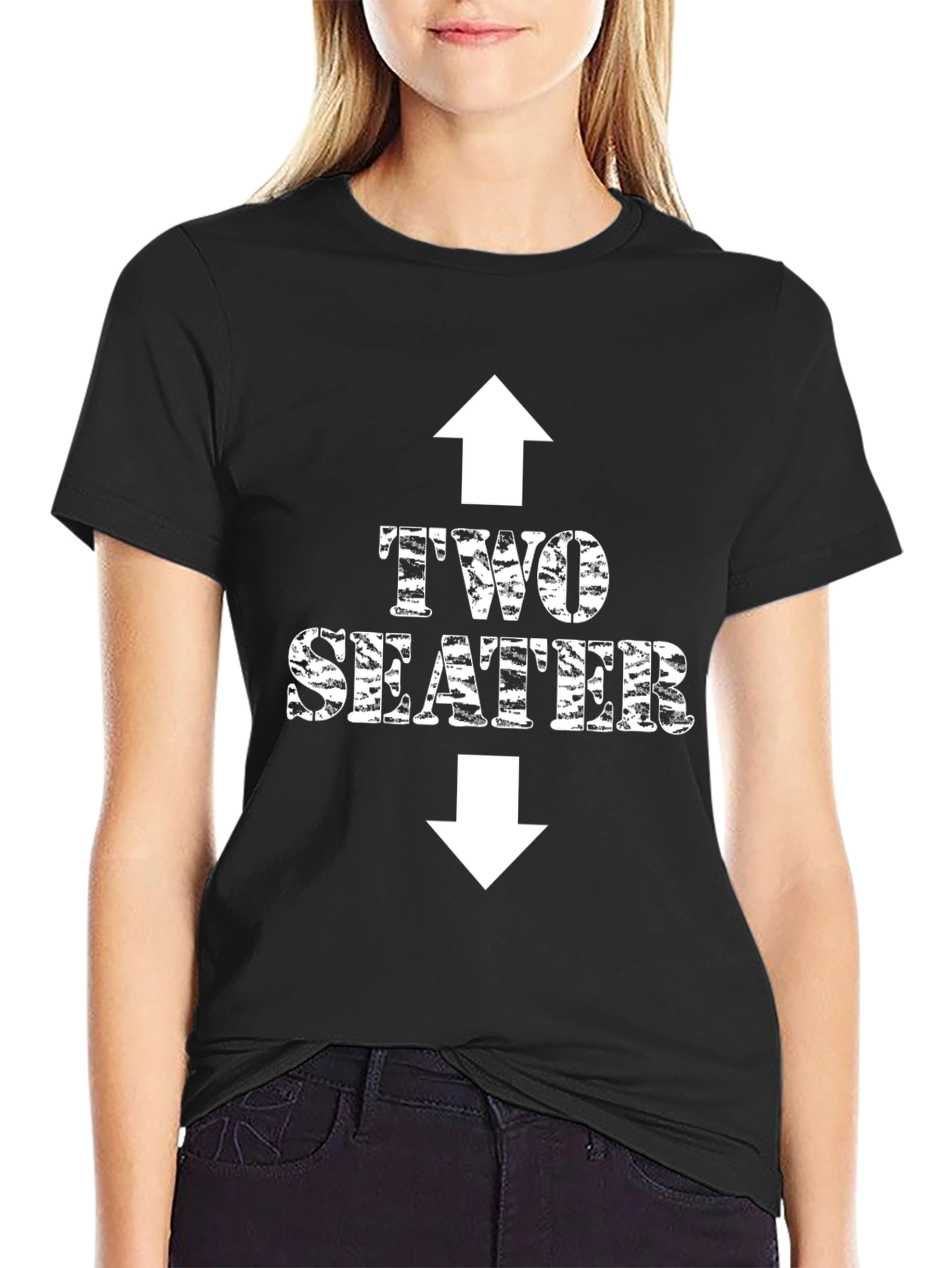 Two Seater Graphic Tee - Funny Adult Humor