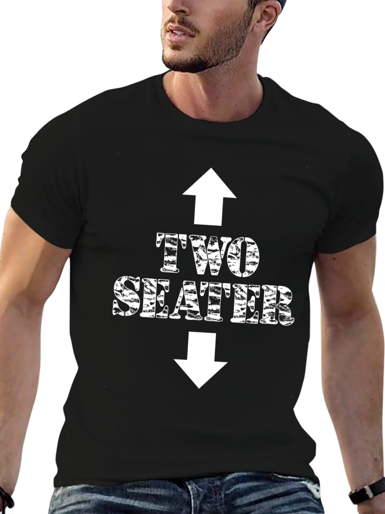 Two Seater Graphic Tee - Funny Adult Humor
