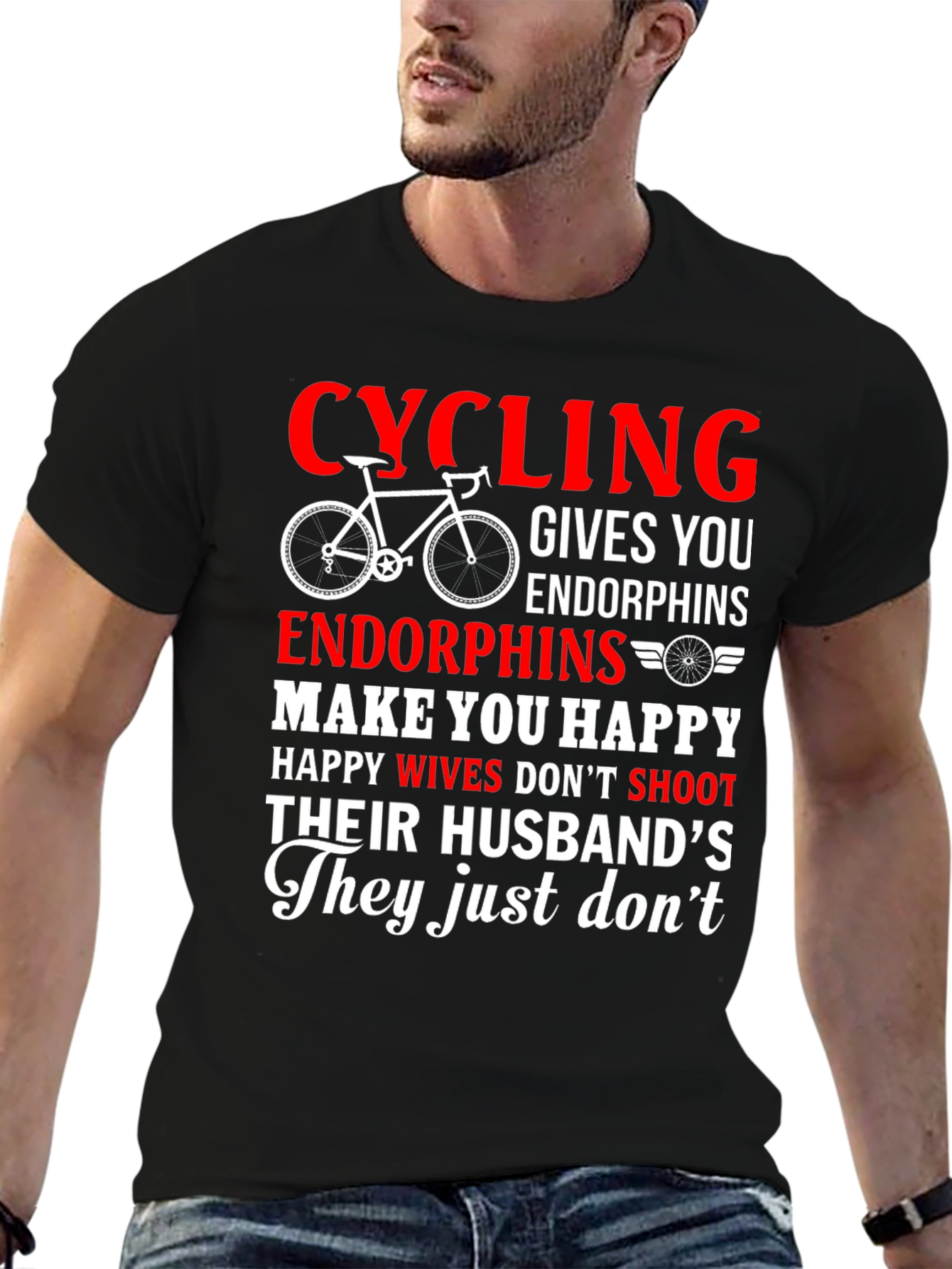 Cycling Endorphins Graphic Tee