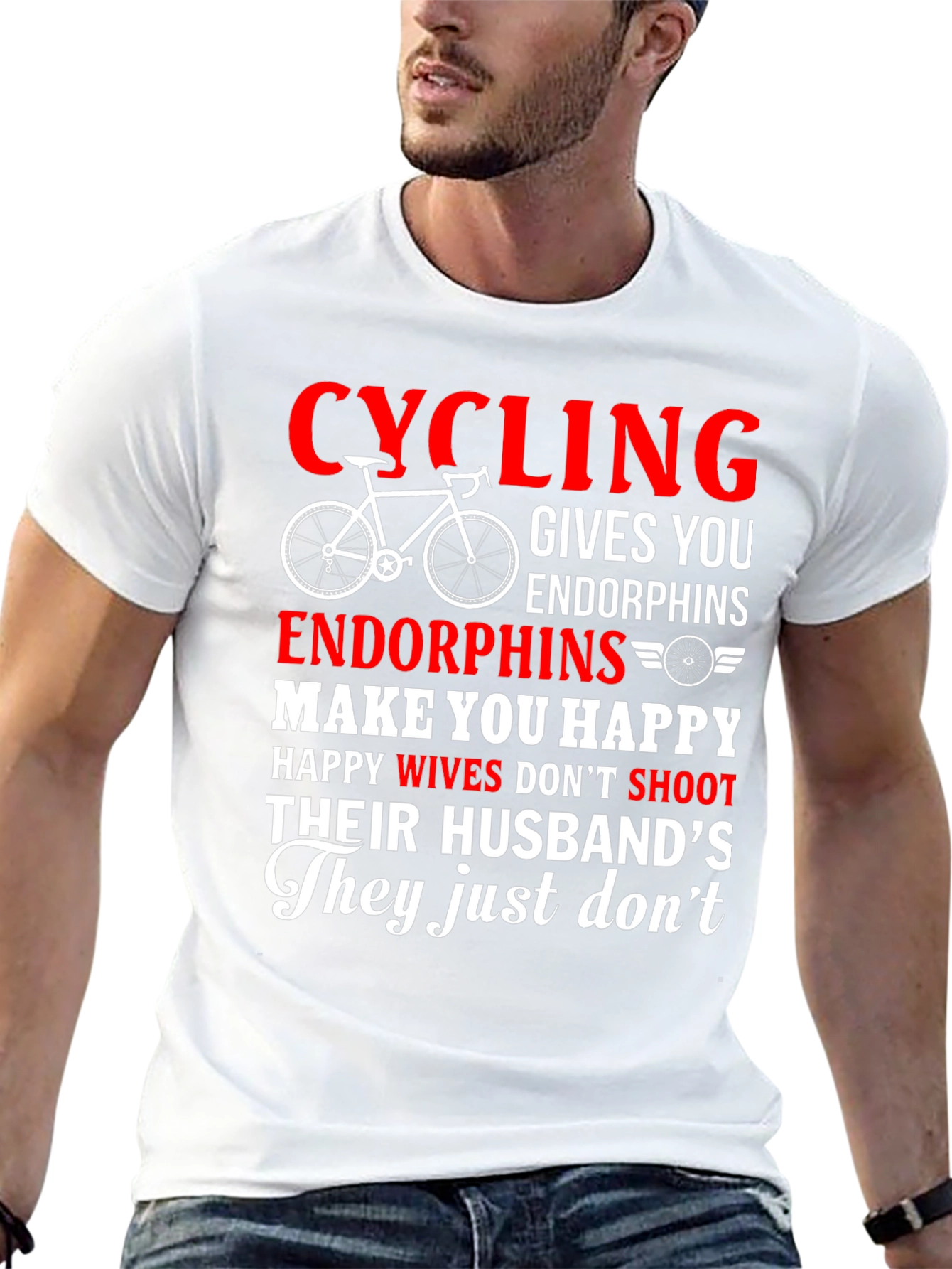 Cycling Endorphins Graphic Tee