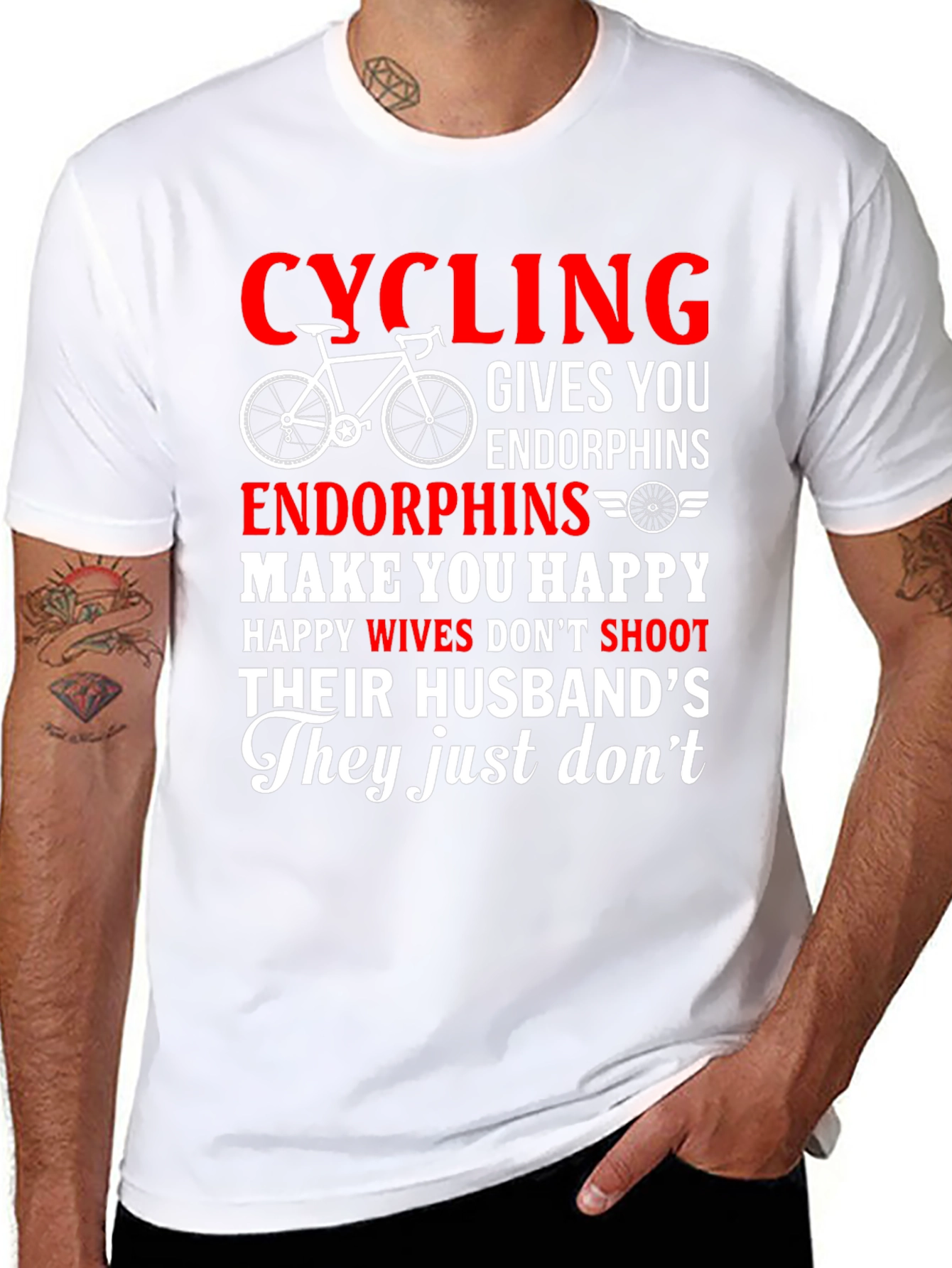Cycling Endorphins Graphic Tee
