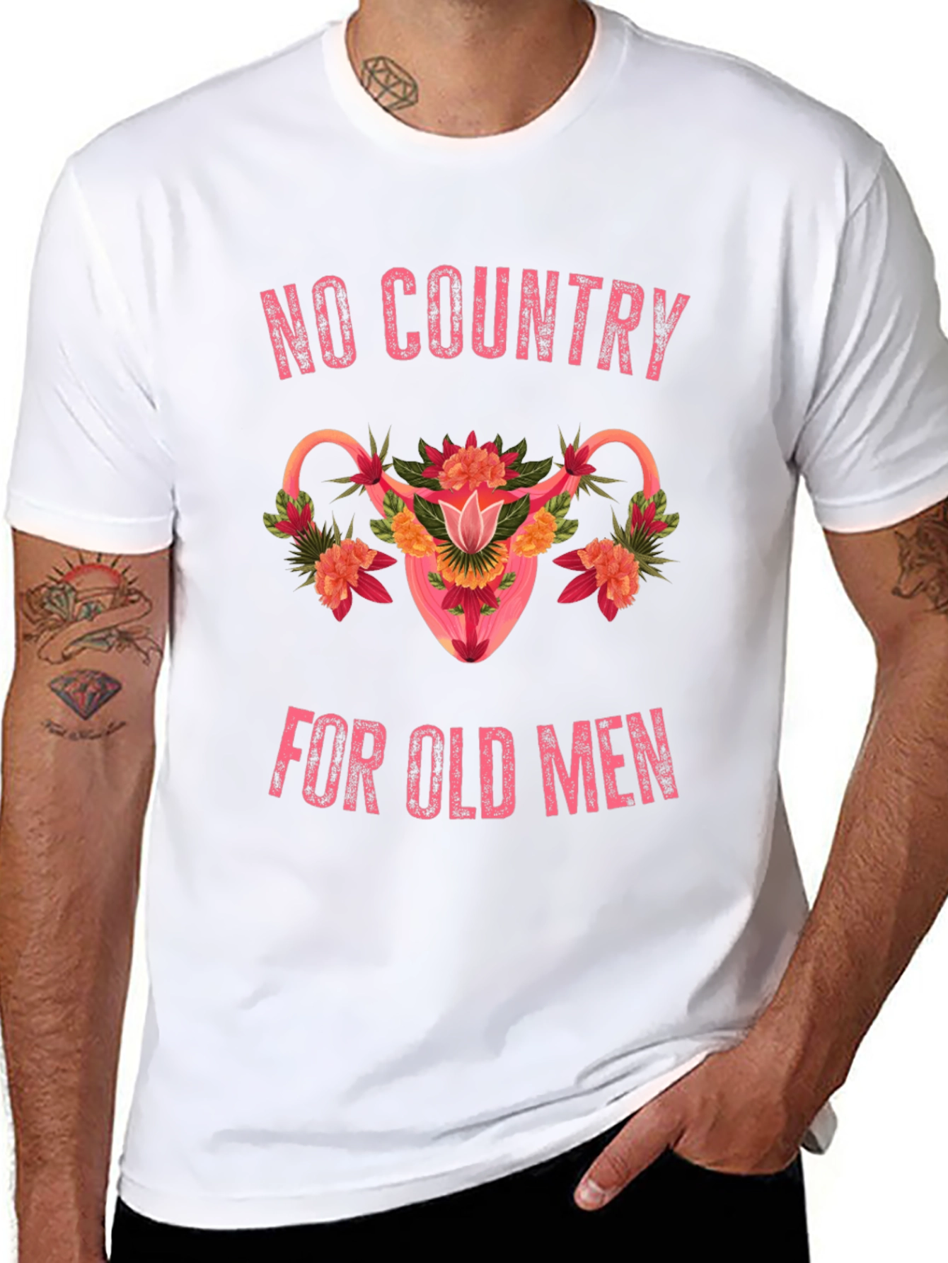 No Country For Old Men Uterus Graphic T-Shirt