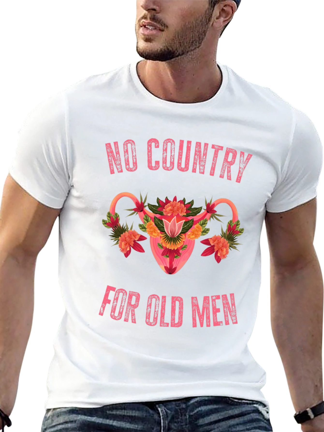 No Country For Old Men Uterus Graphic T-Shirt