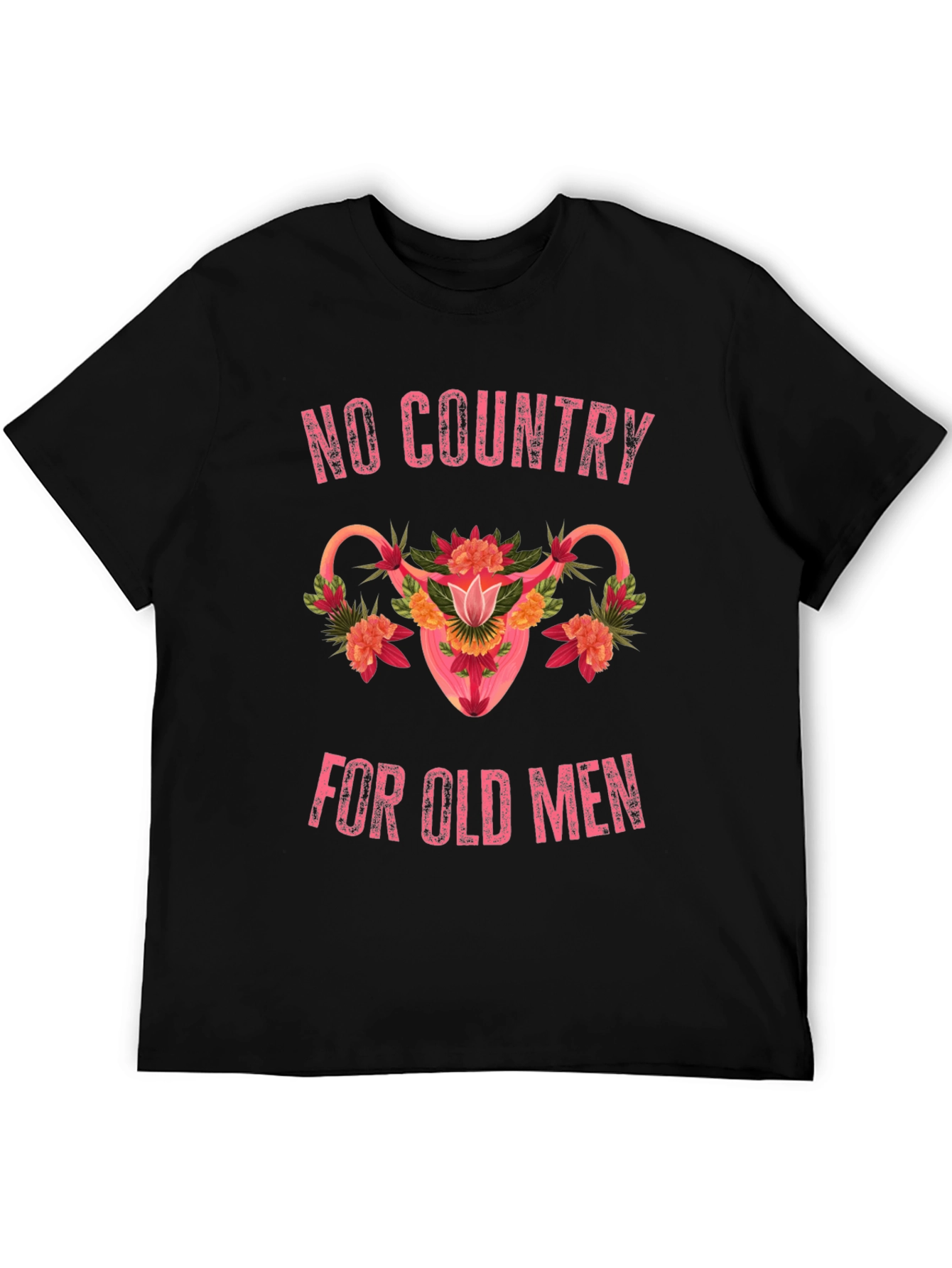 No Country For Old Men Uterus Graphic T-Shirt