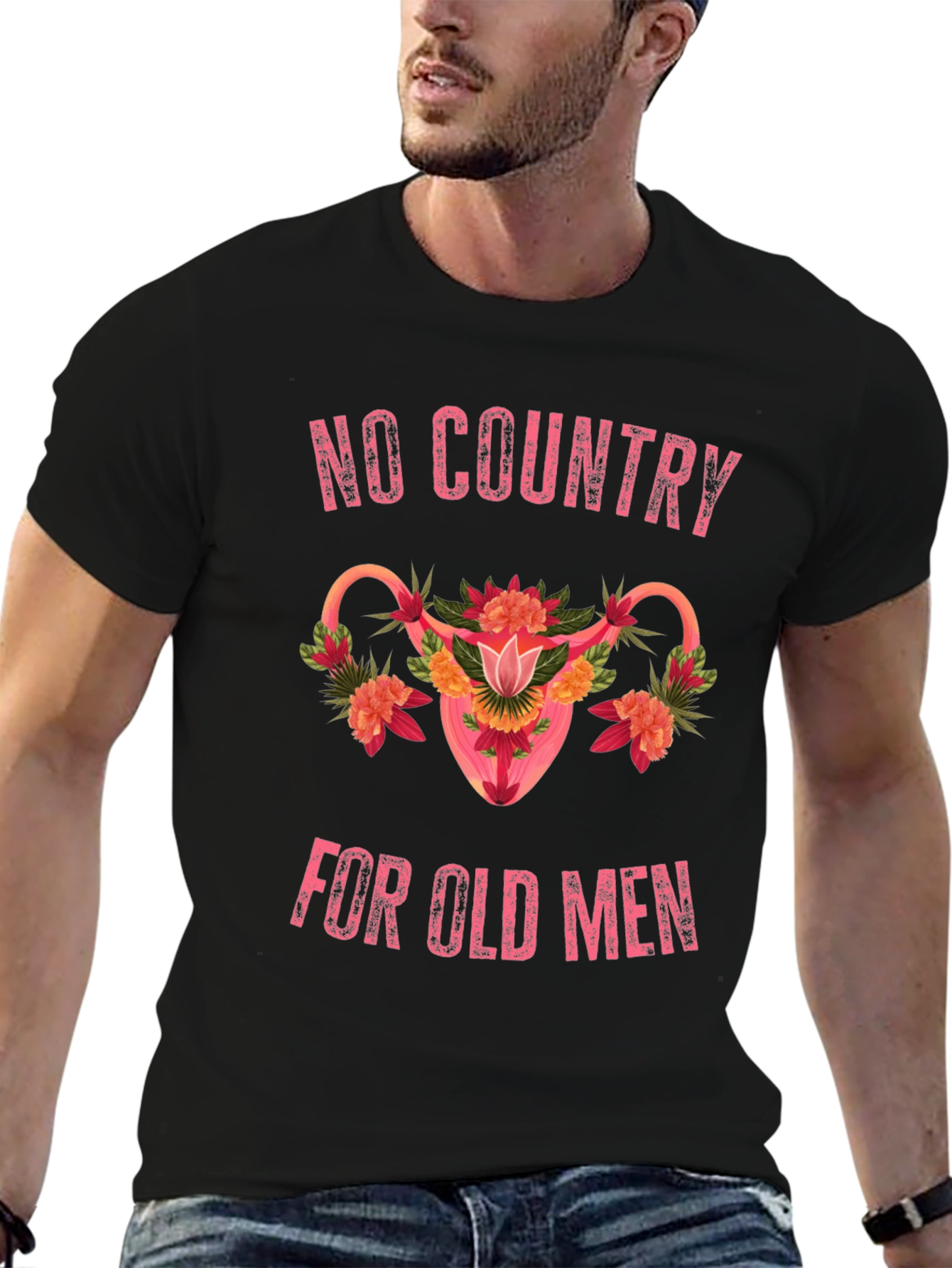 No Country For Old Men Uterus Graphic T-Shirt