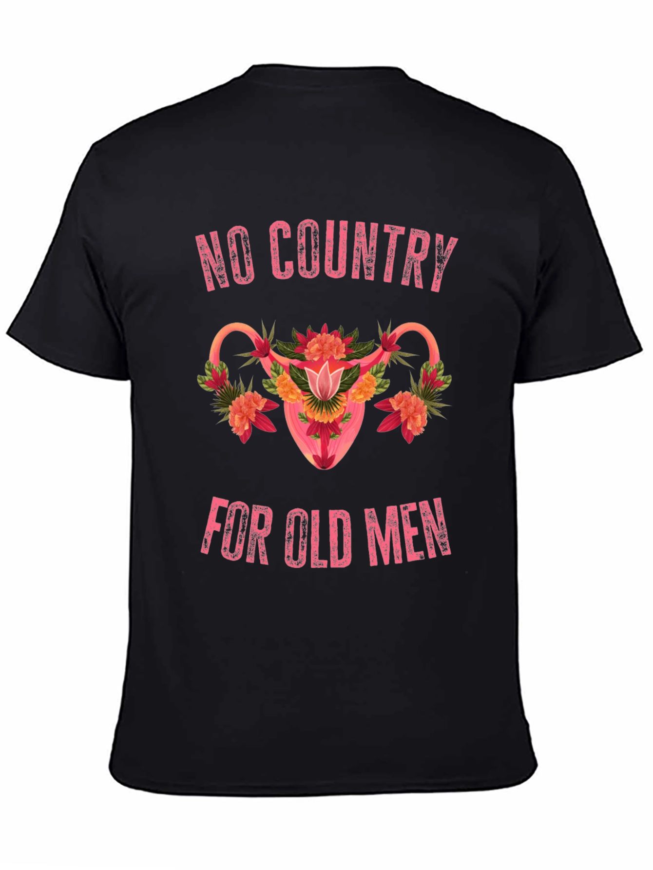 No Country For Old Men Uterus Graphic T-Shirt