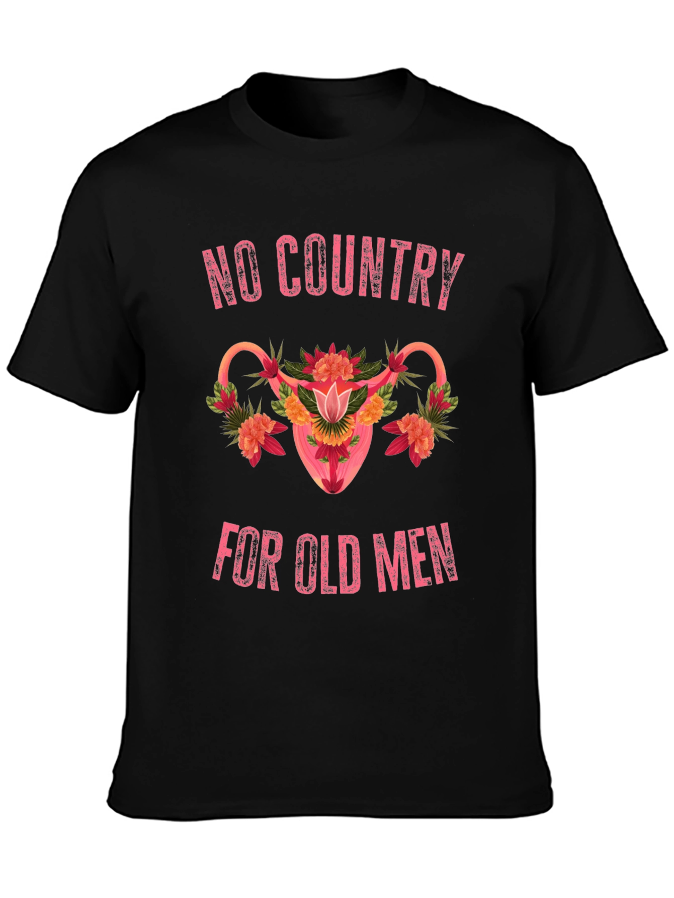 No Country For Old Men Uterus Graphic T-Shirt
