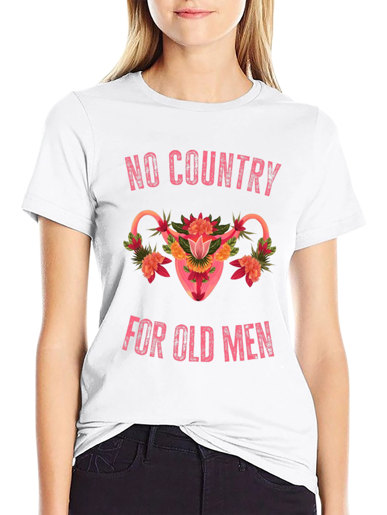No Country For Old Men Uterus Graphic T-Shirt
