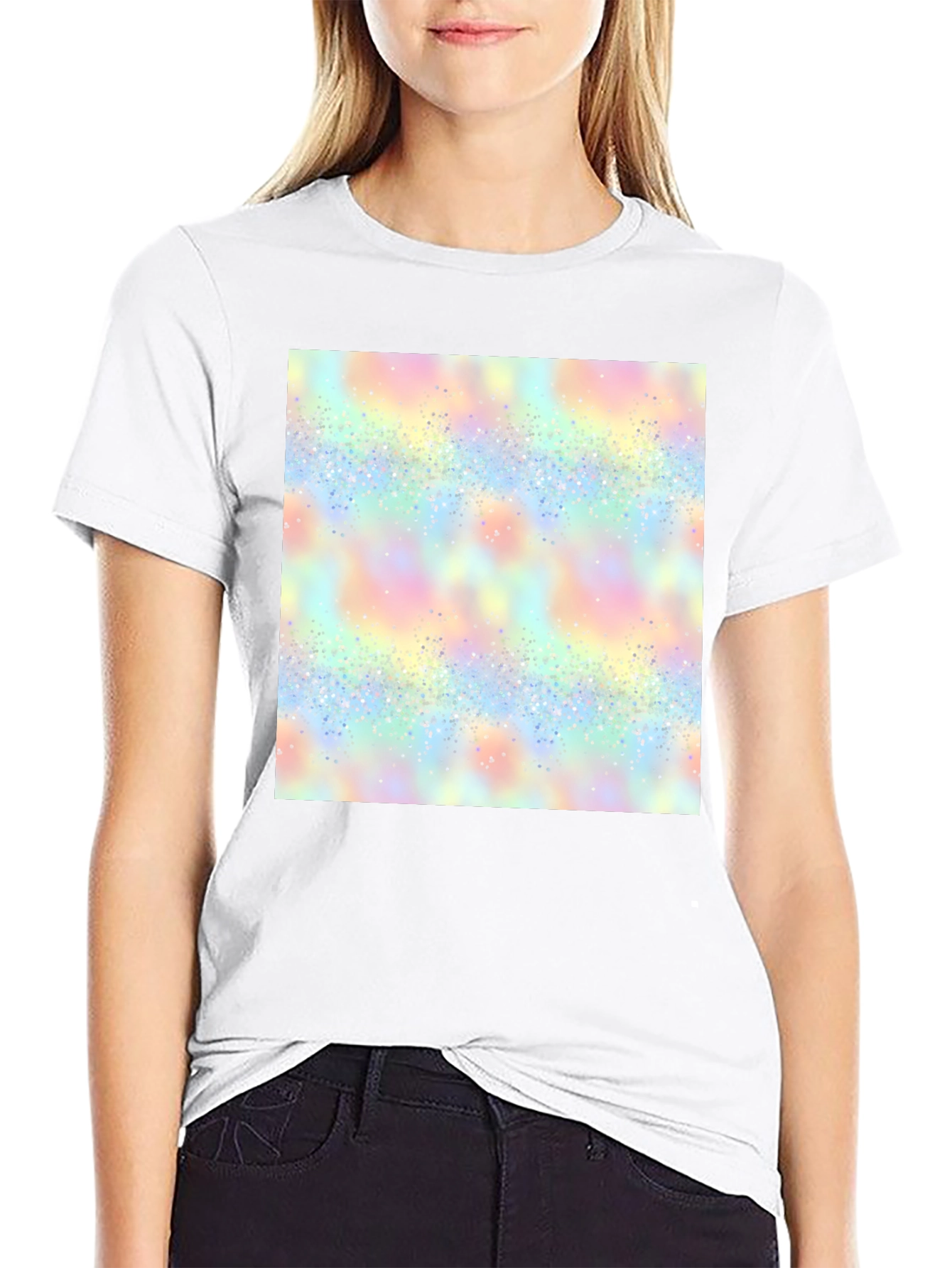 Vibrant Pastel Pattern Tee