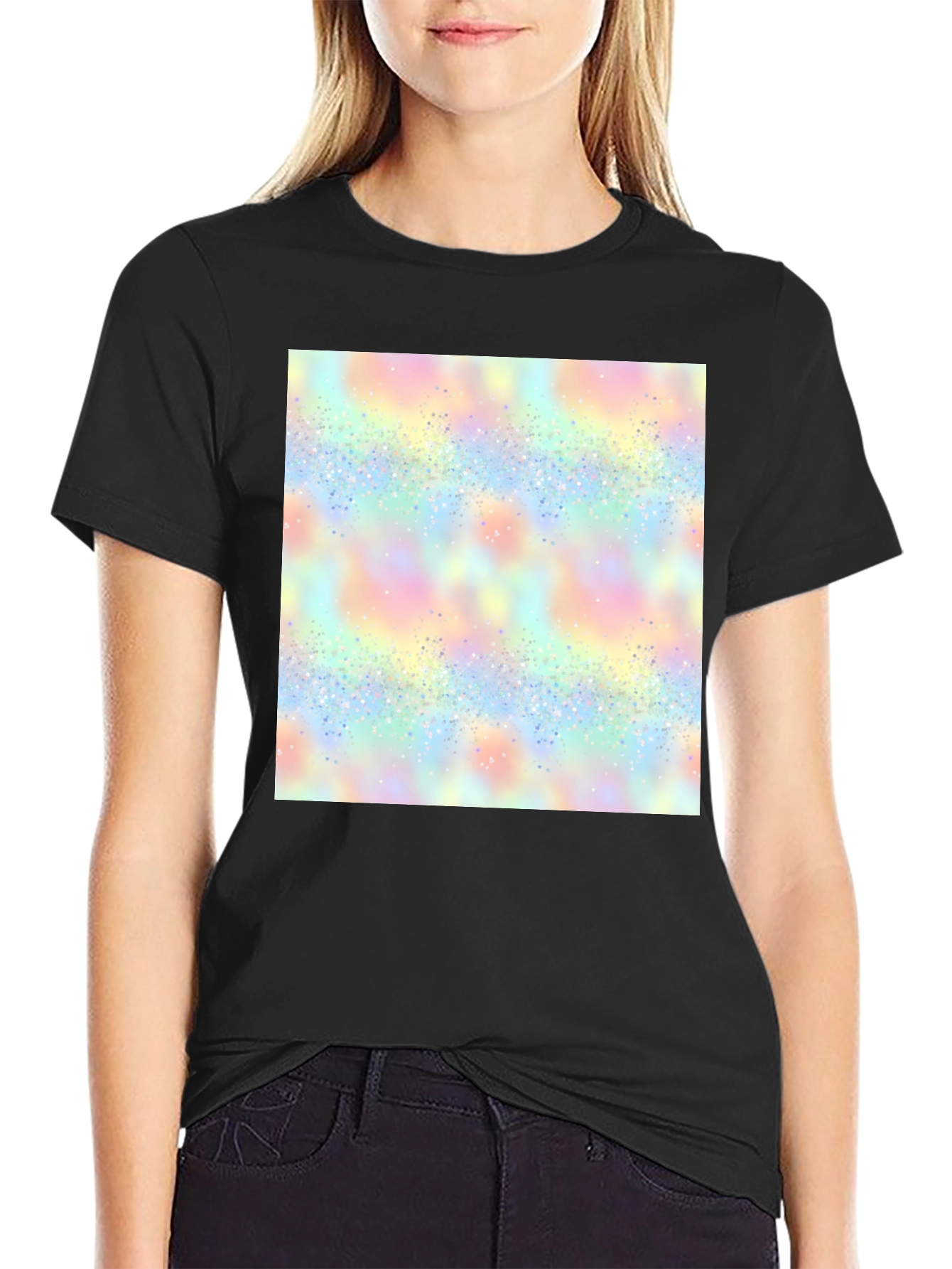 Vibrant Pastel Pattern Tee