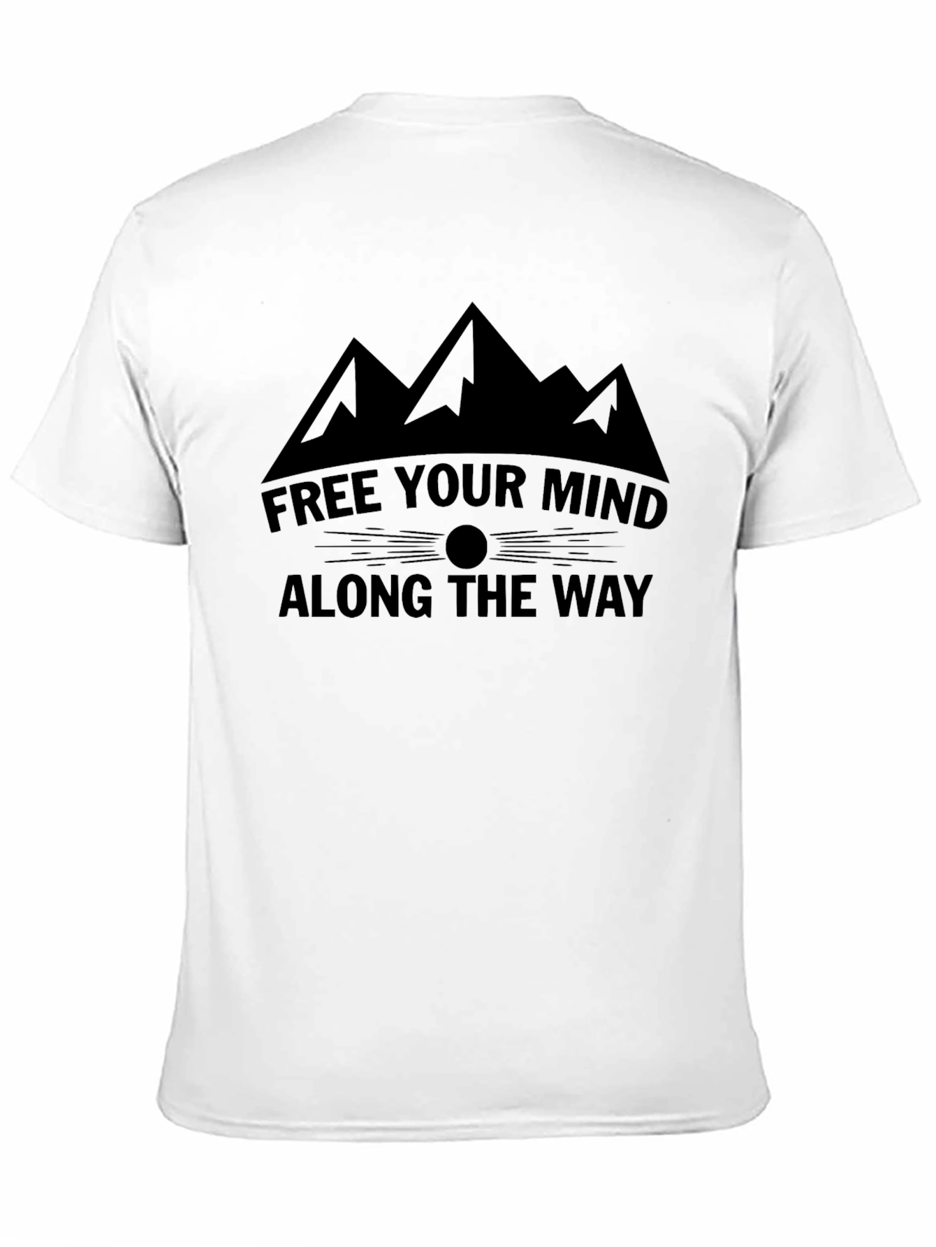 Motivational Mountain T-Shirt: Free Your Mind