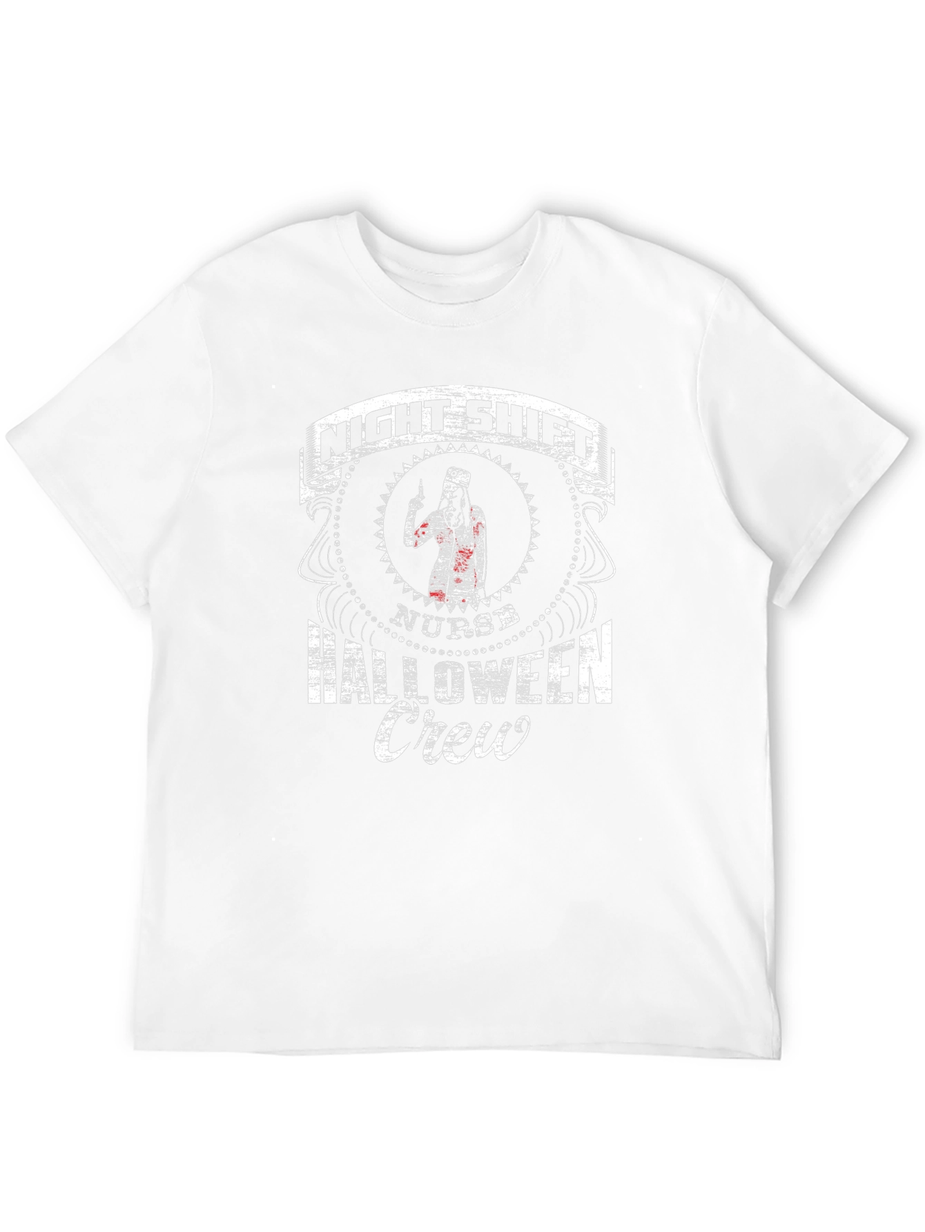 Night Shift Nurse Halloween Crew T-Shirt