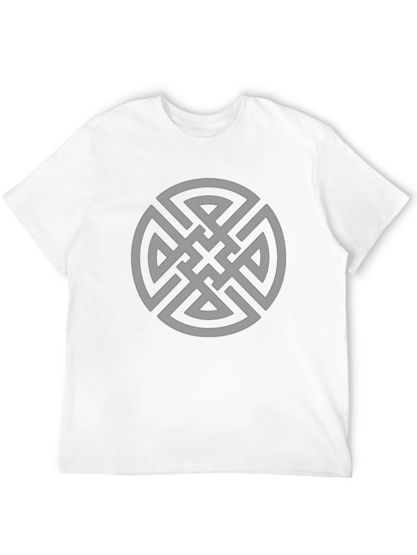 Celtic Knot Graphic Tee - Black Cotton Comfort