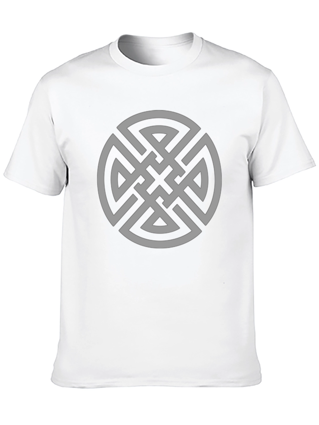 Celtic Knot Graphic Tee - Black Cotton Comfort