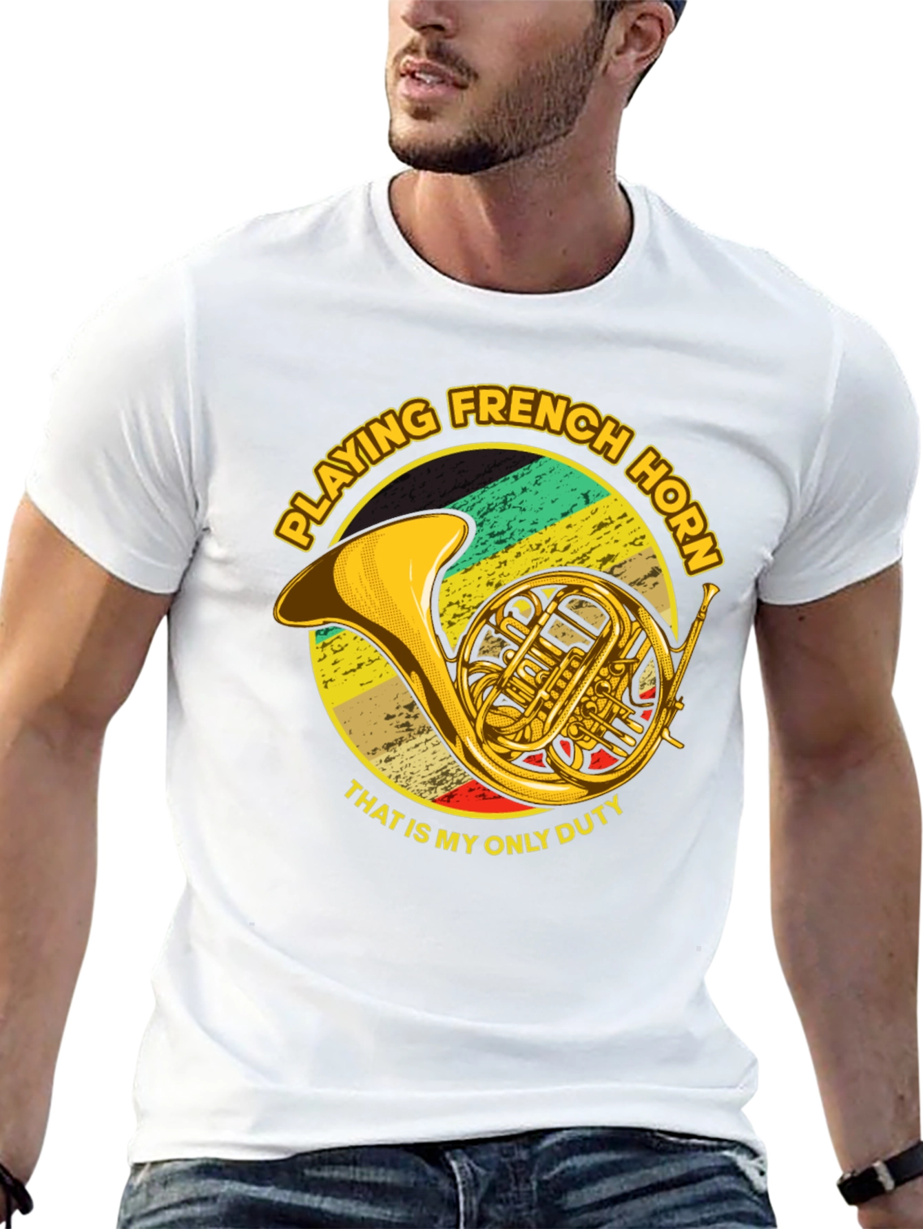 French Horn Player T-Shirt - Music Lover Gift