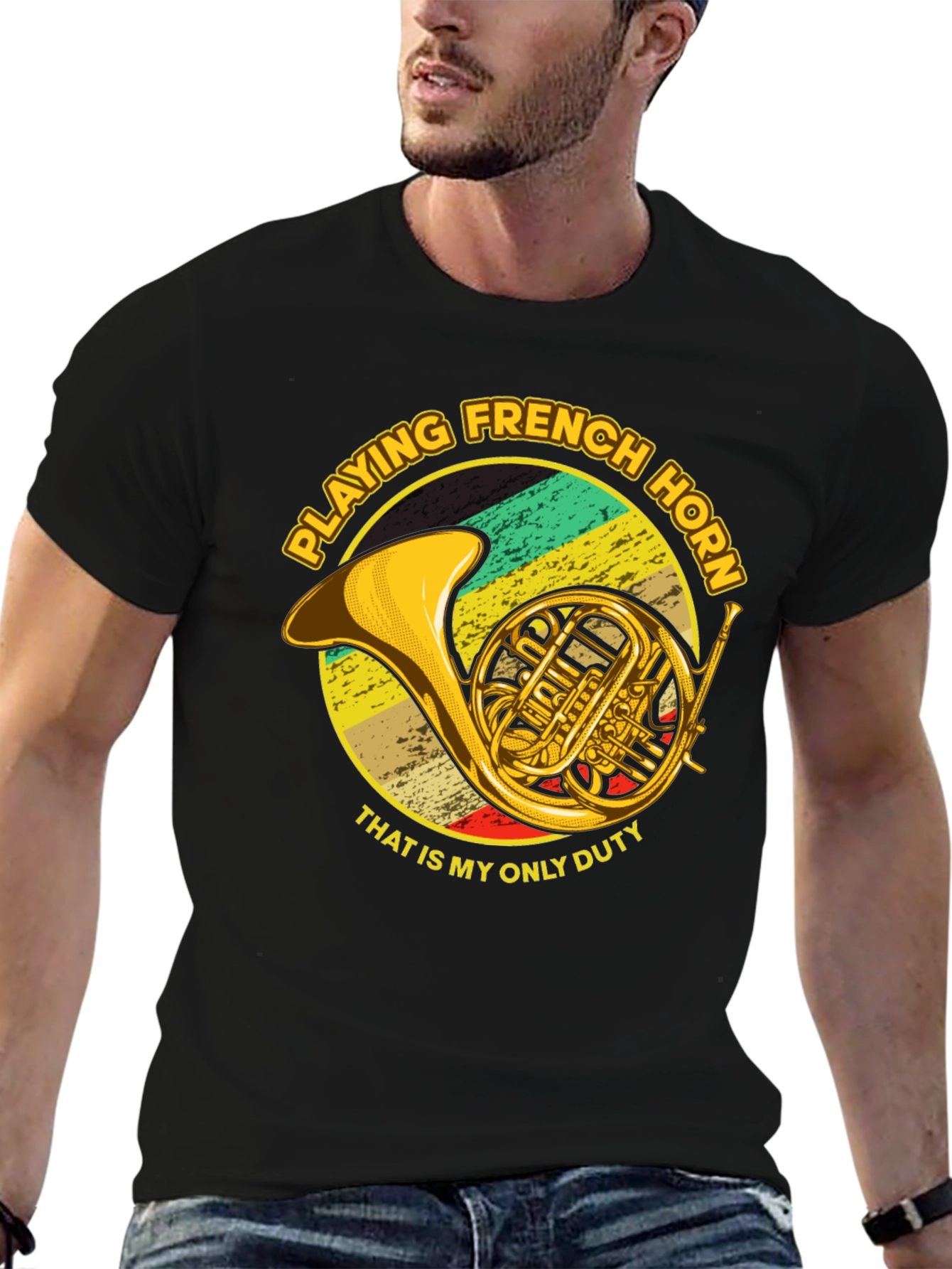 French Horn Player T-Shirt - Music Lover Gift
