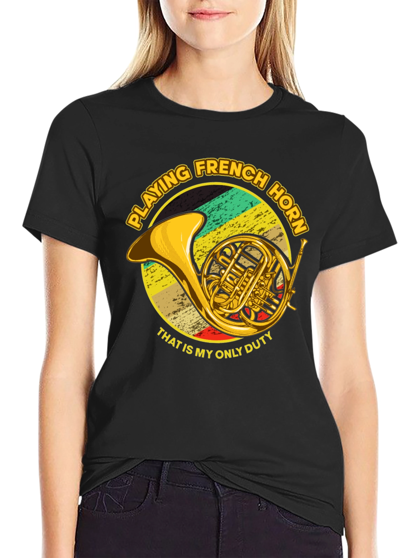 French Horn Player T-Shirt - Music Lover Gift