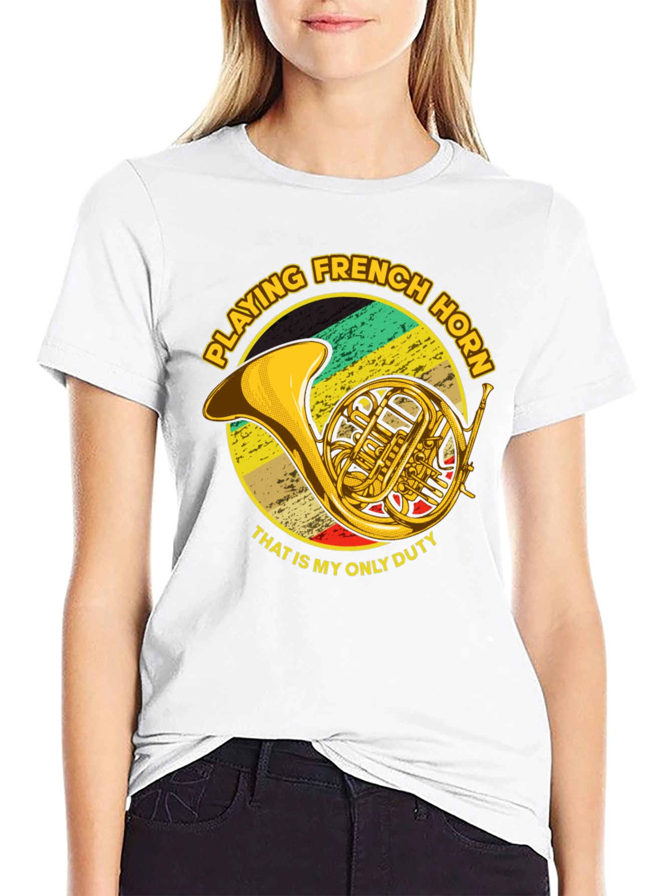 French Horn Player T-Shirt - Music Lover Gift