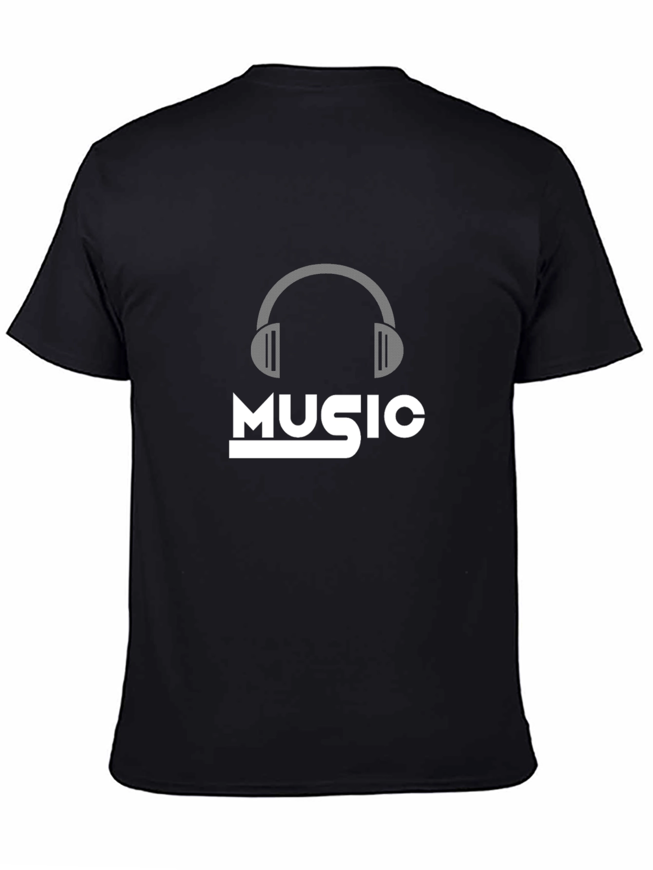 Music Headphones Graphic T-Shirt