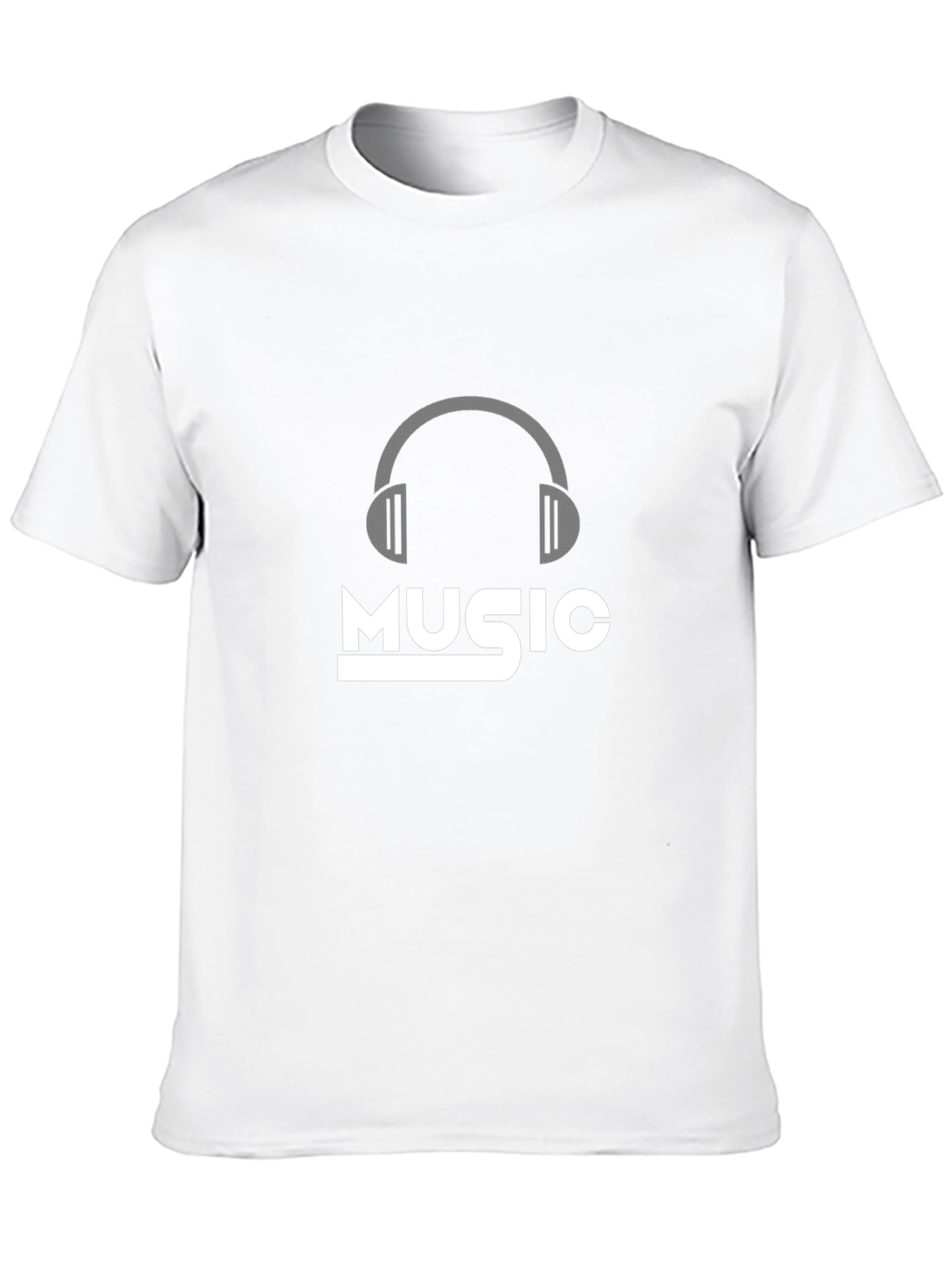 Music Headphones Graphic T-Shirt