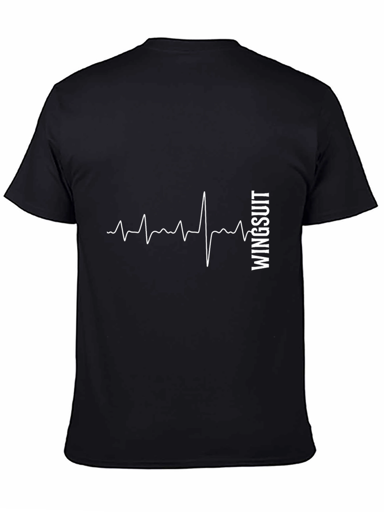 Wingsuit Heartbeat Black T-Shirt