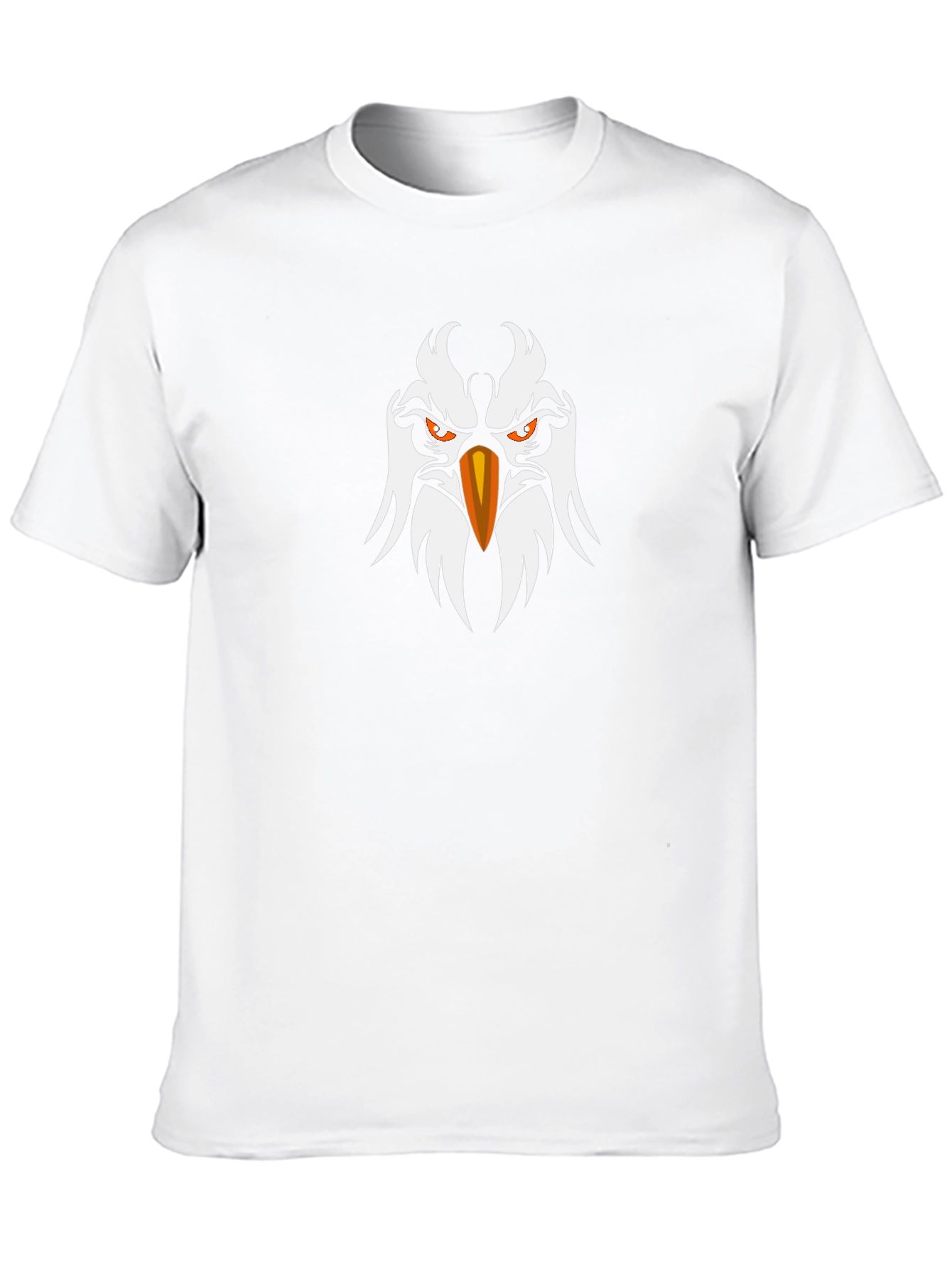 Eagle Graphic Print Black T-Shirt