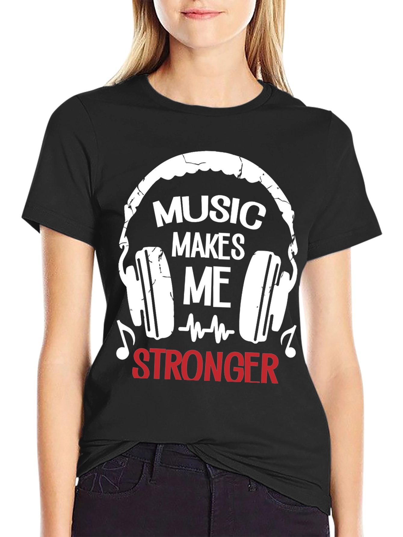 Music Makes Me Stronger Graphic Tee