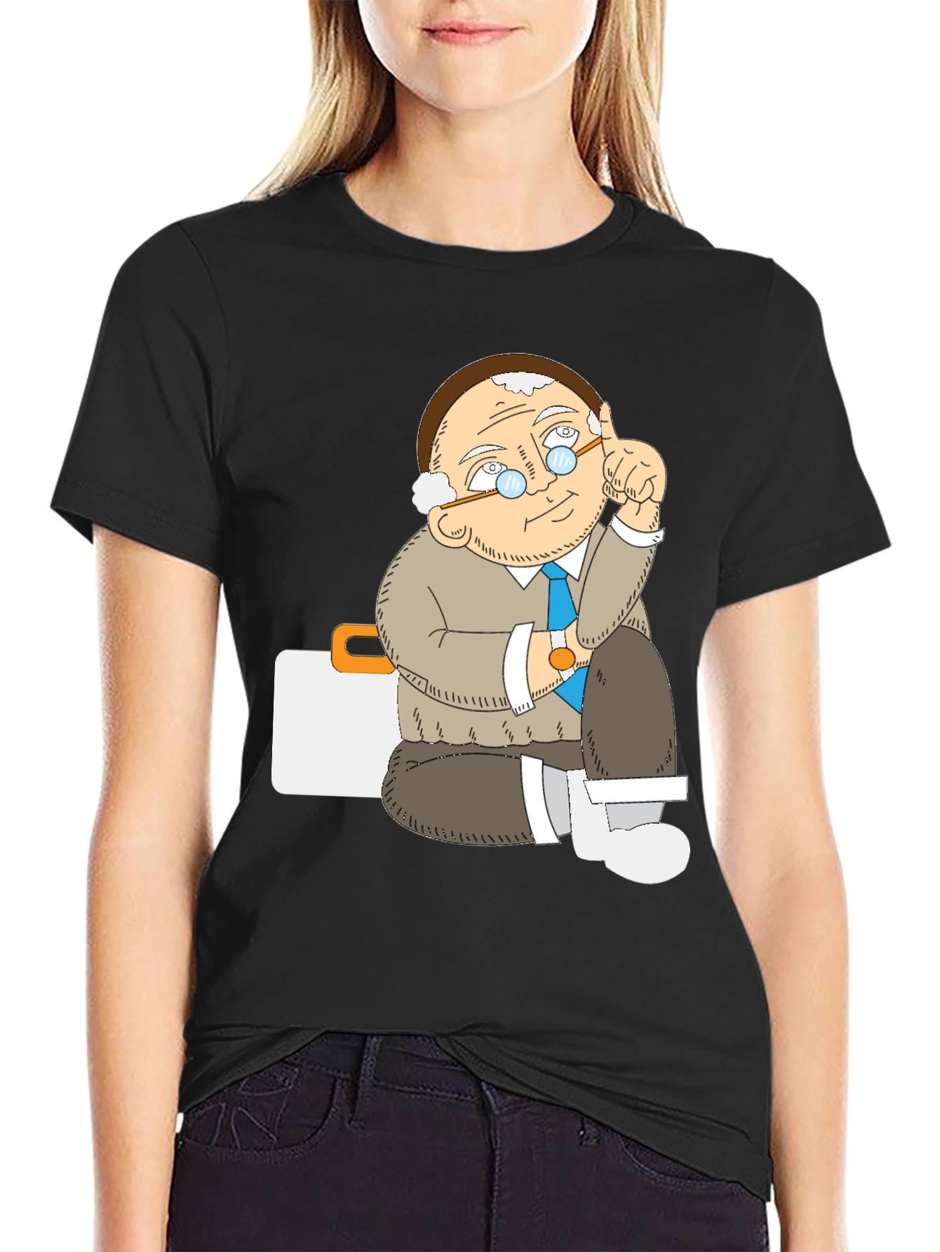 Professor Tee - Cartoon Character T-Shirt