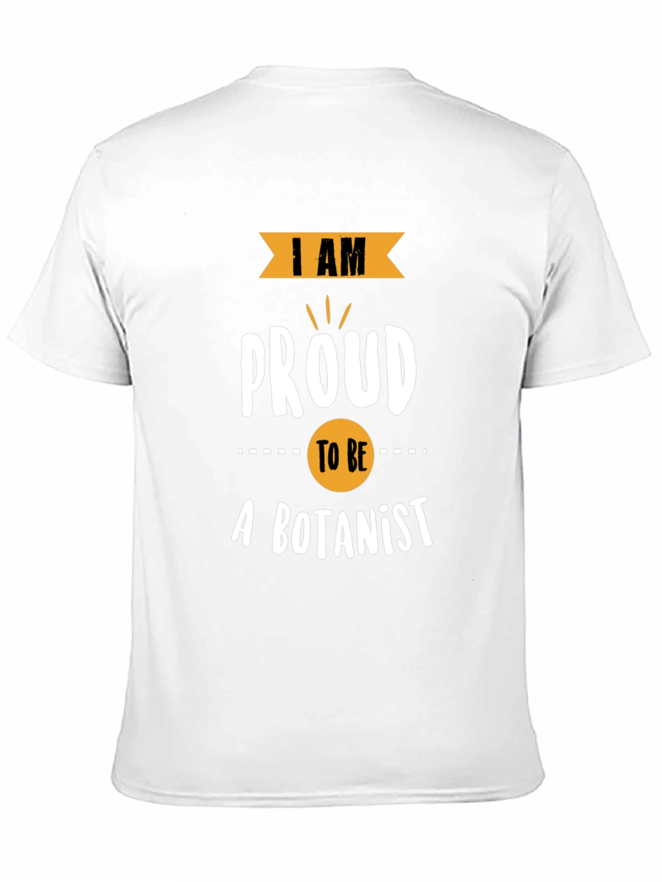 Proud Botanist T-Shirt: Black Cotton Blend