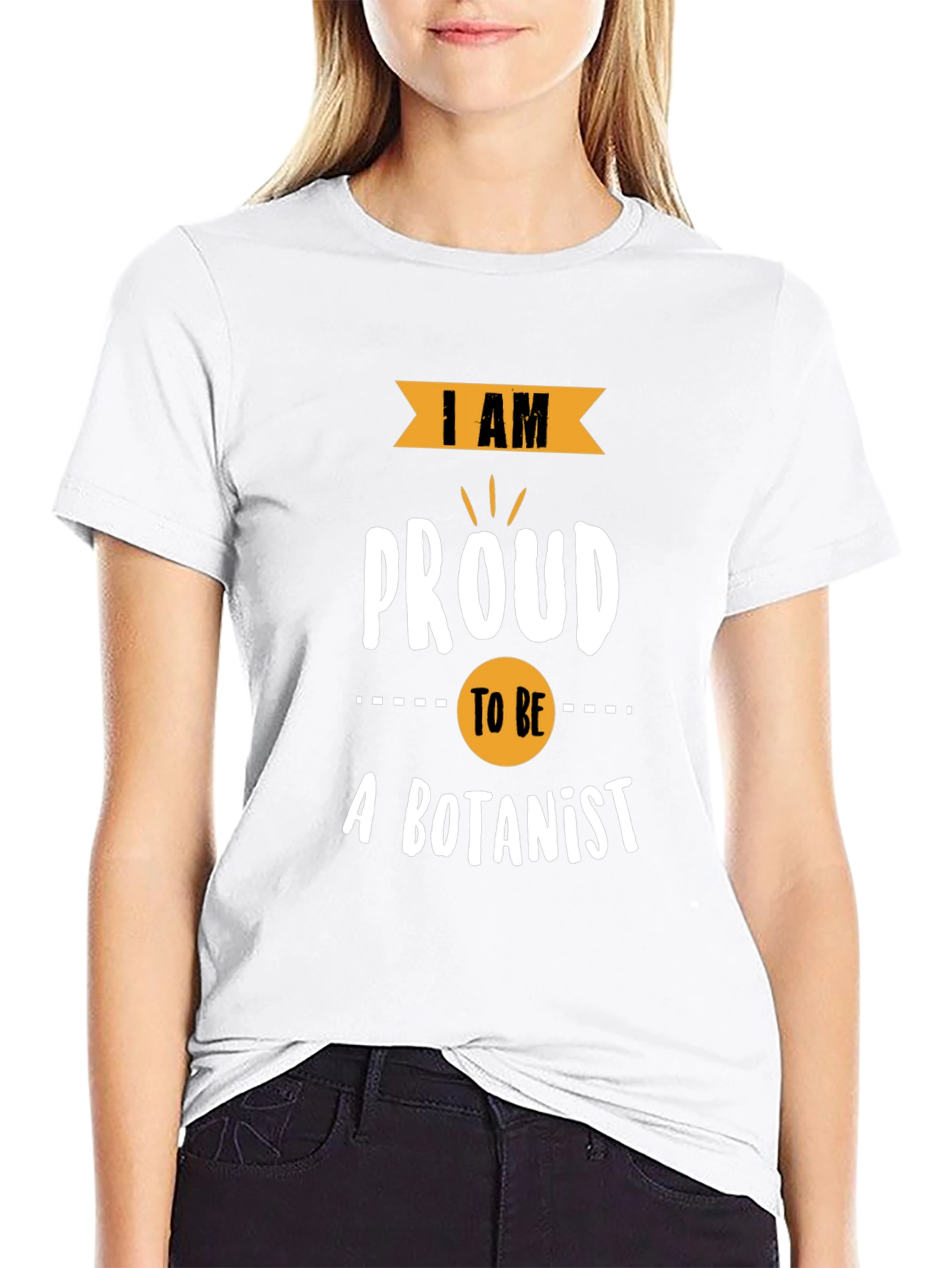 Proud Botanist T-Shirt: Black Cotton Blend