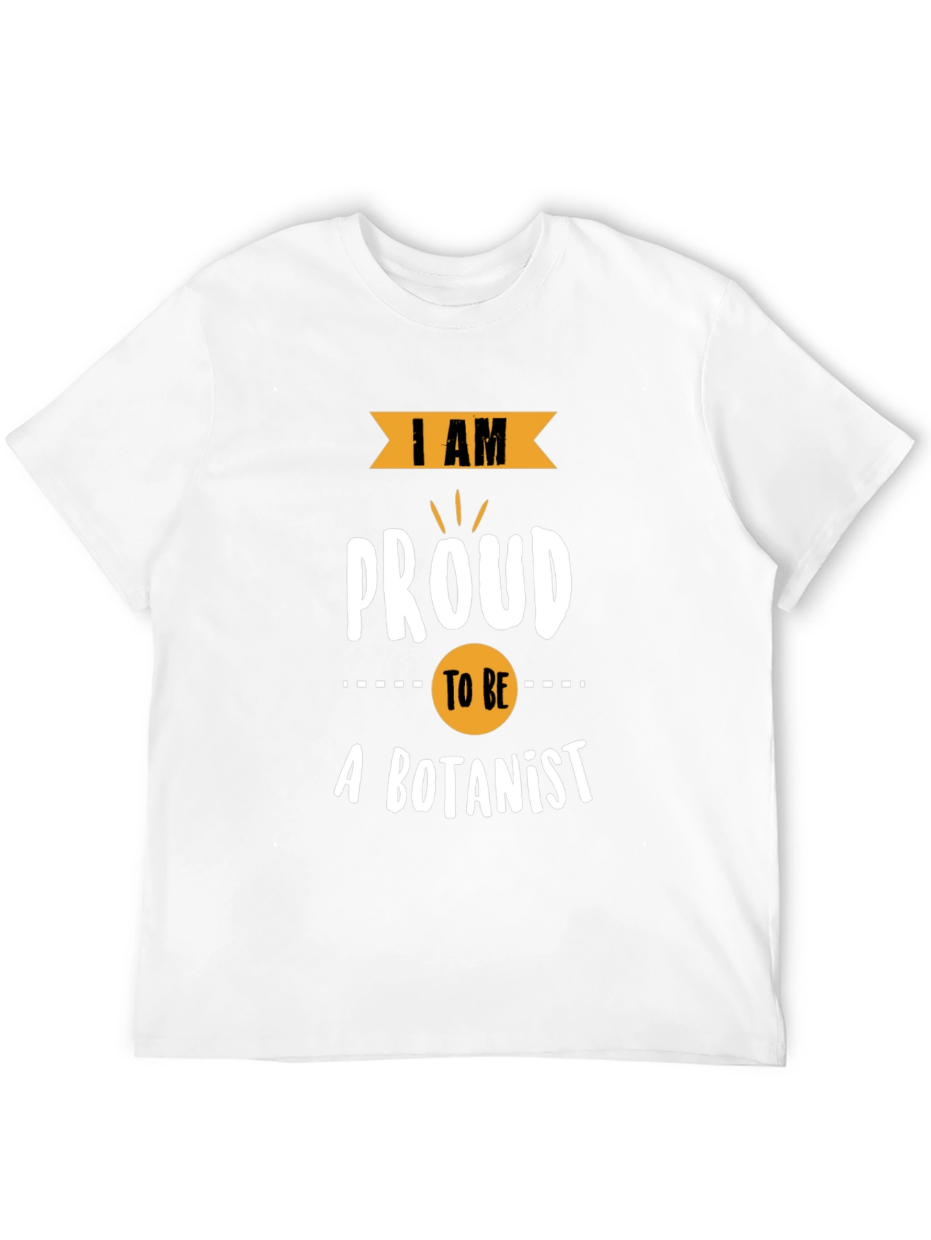 Proud Botanist T-Shirt: Black Cotton Blend