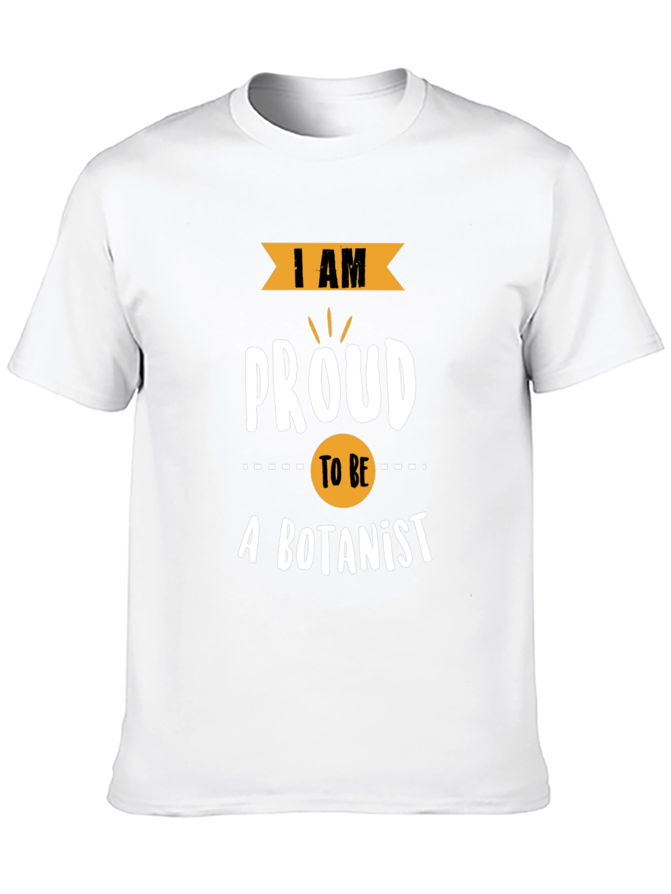 Proud Botanist T-Shirt: Black Cotton Blend