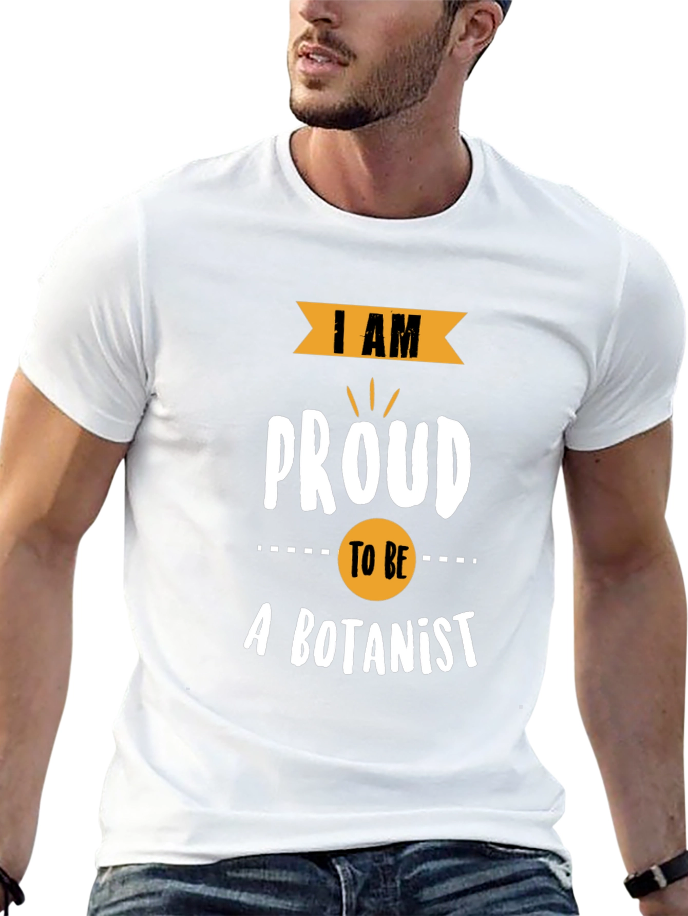 Proud Botanist T-Shirt: Black Cotton Blend
