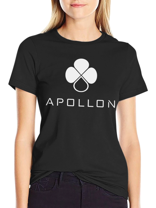 Apollon Graphic Print Black T-Shirt