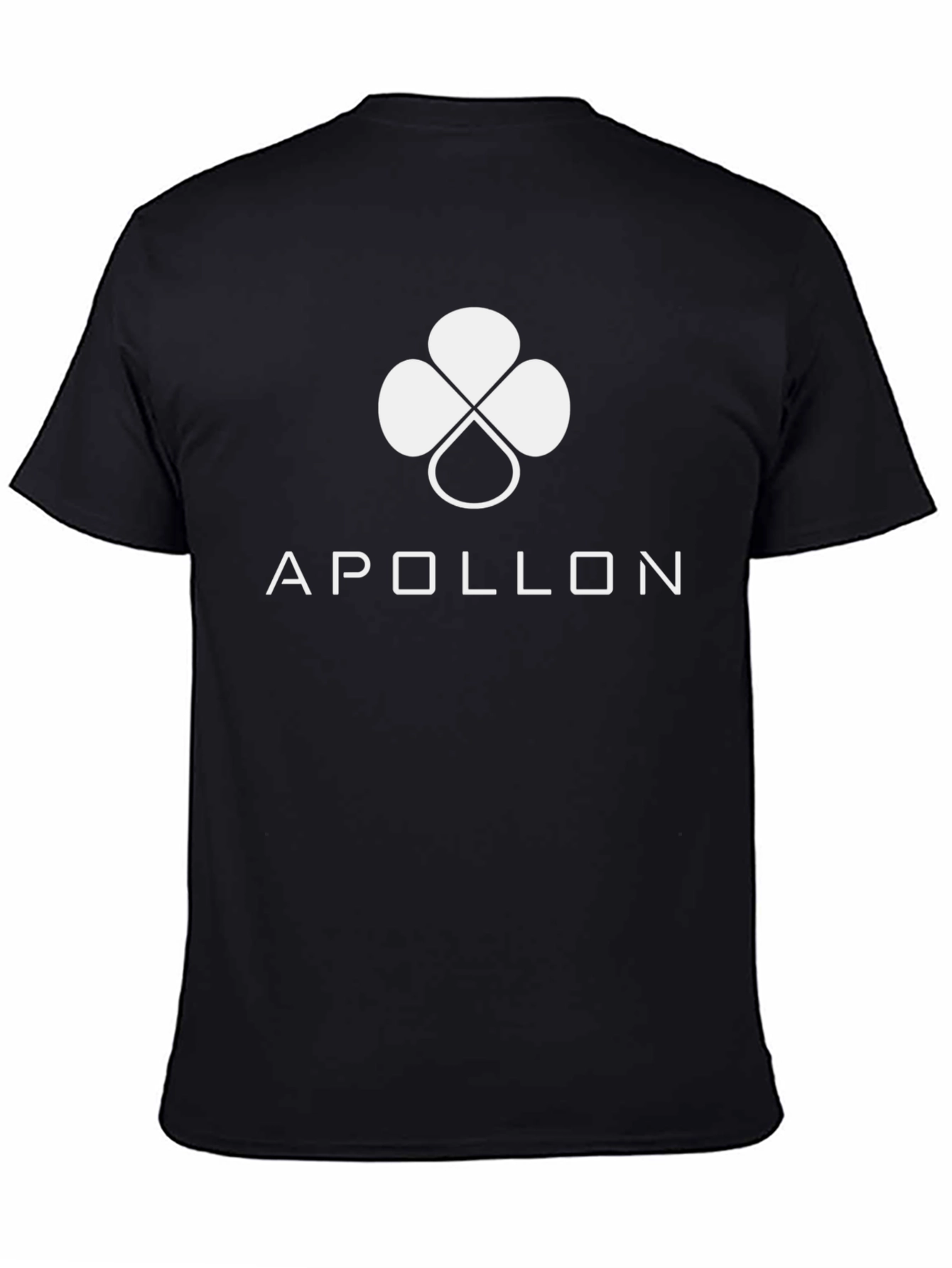 Apollon Graphic Print Black T-Shirt