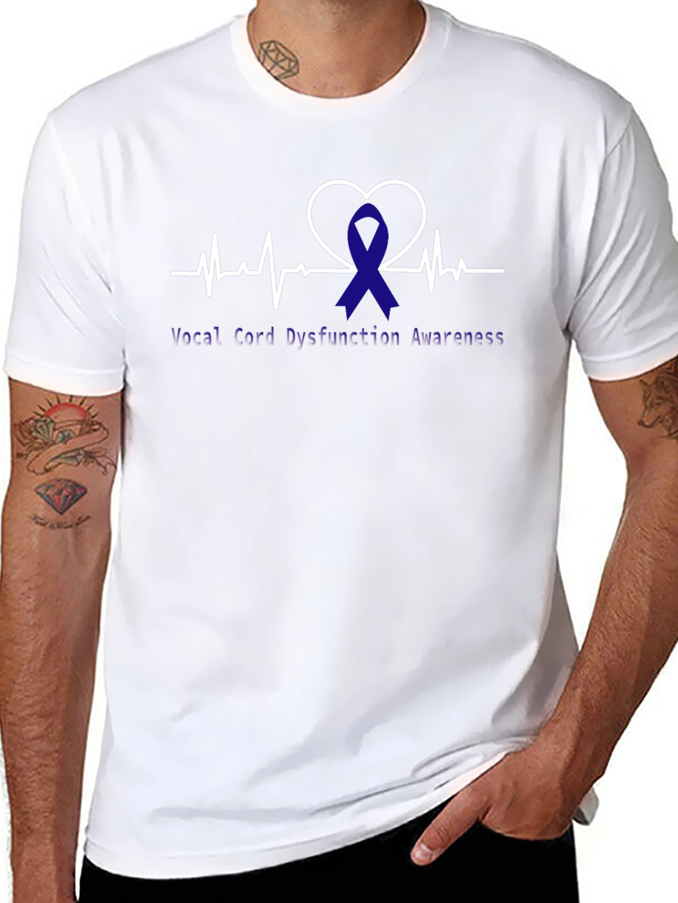 Vocal Cord Dysfunction Awareness T-Shirt