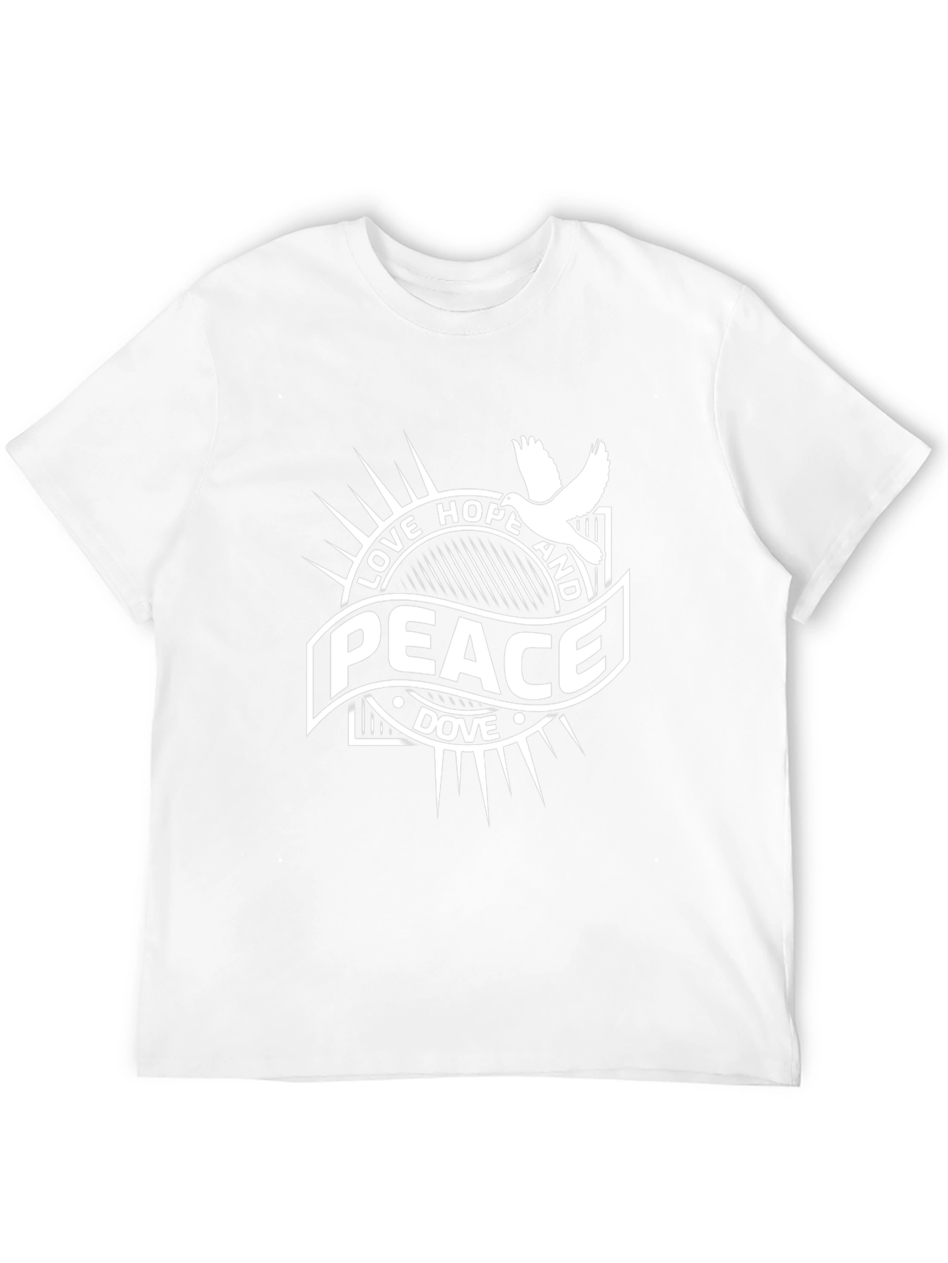 Love Hope Peace Dove Graphic T-Shirt