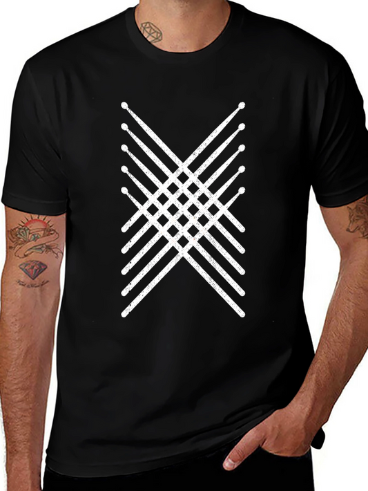 Drummer Graphic Tee - Crossed Drumsticks