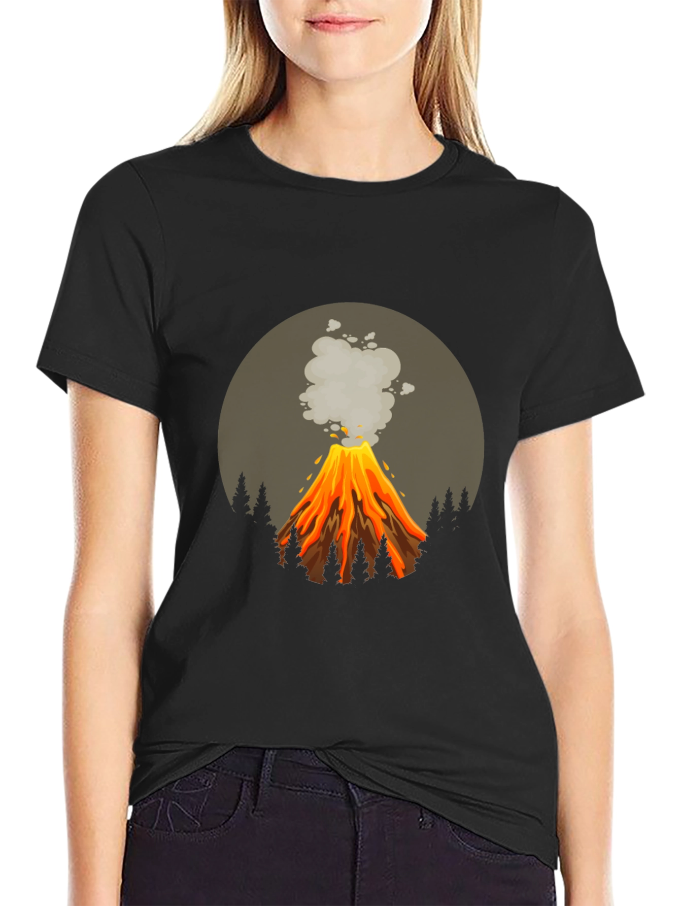 Volcano Graphic Tee - Erupting Style
