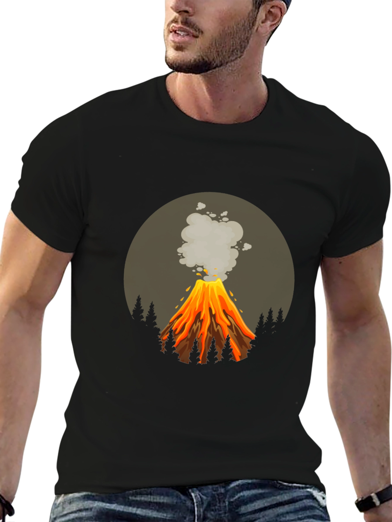 Volcano Graphic Tee - Erupting Style