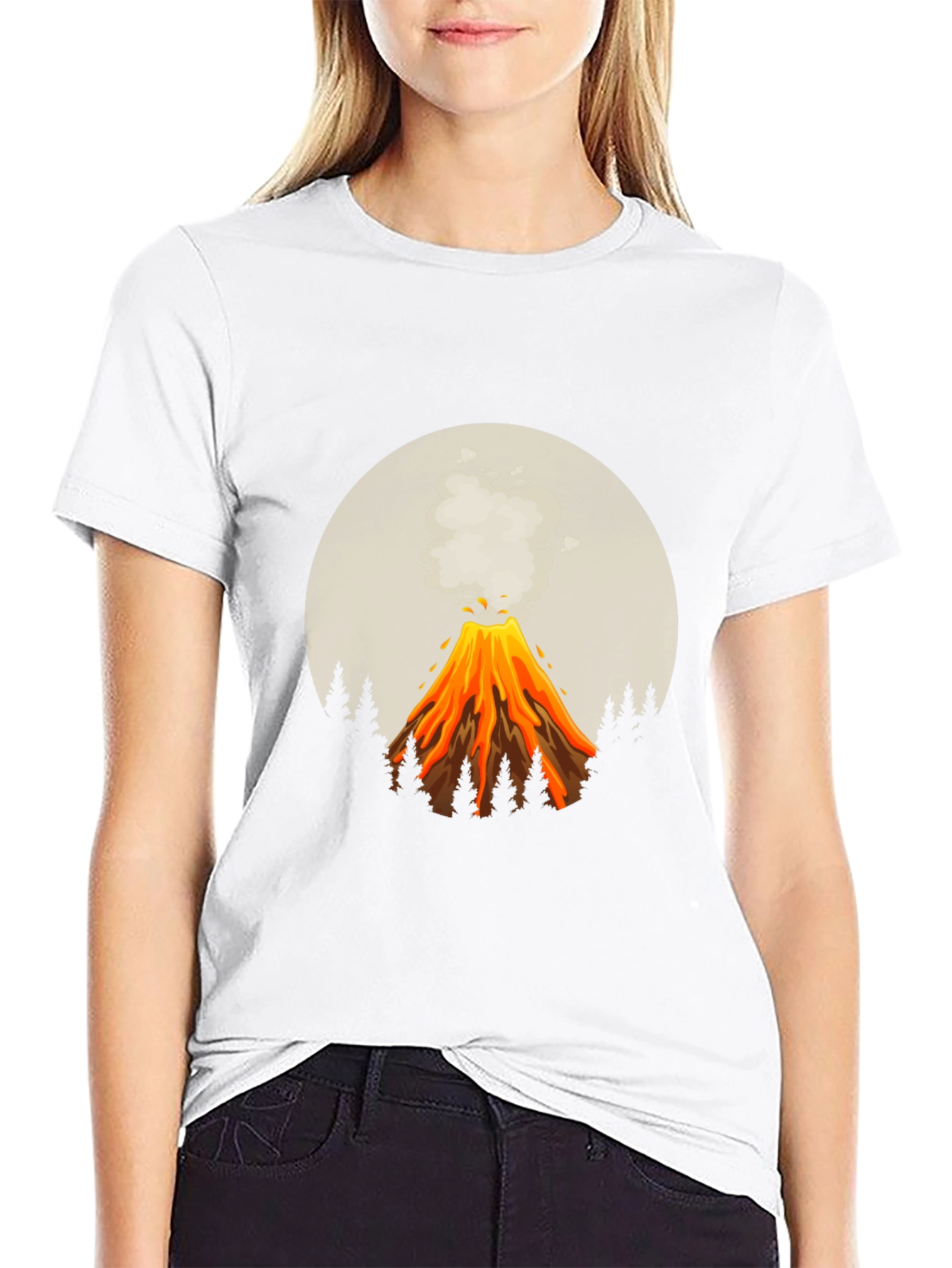 Volcano Graphic Tee - Erupting Style