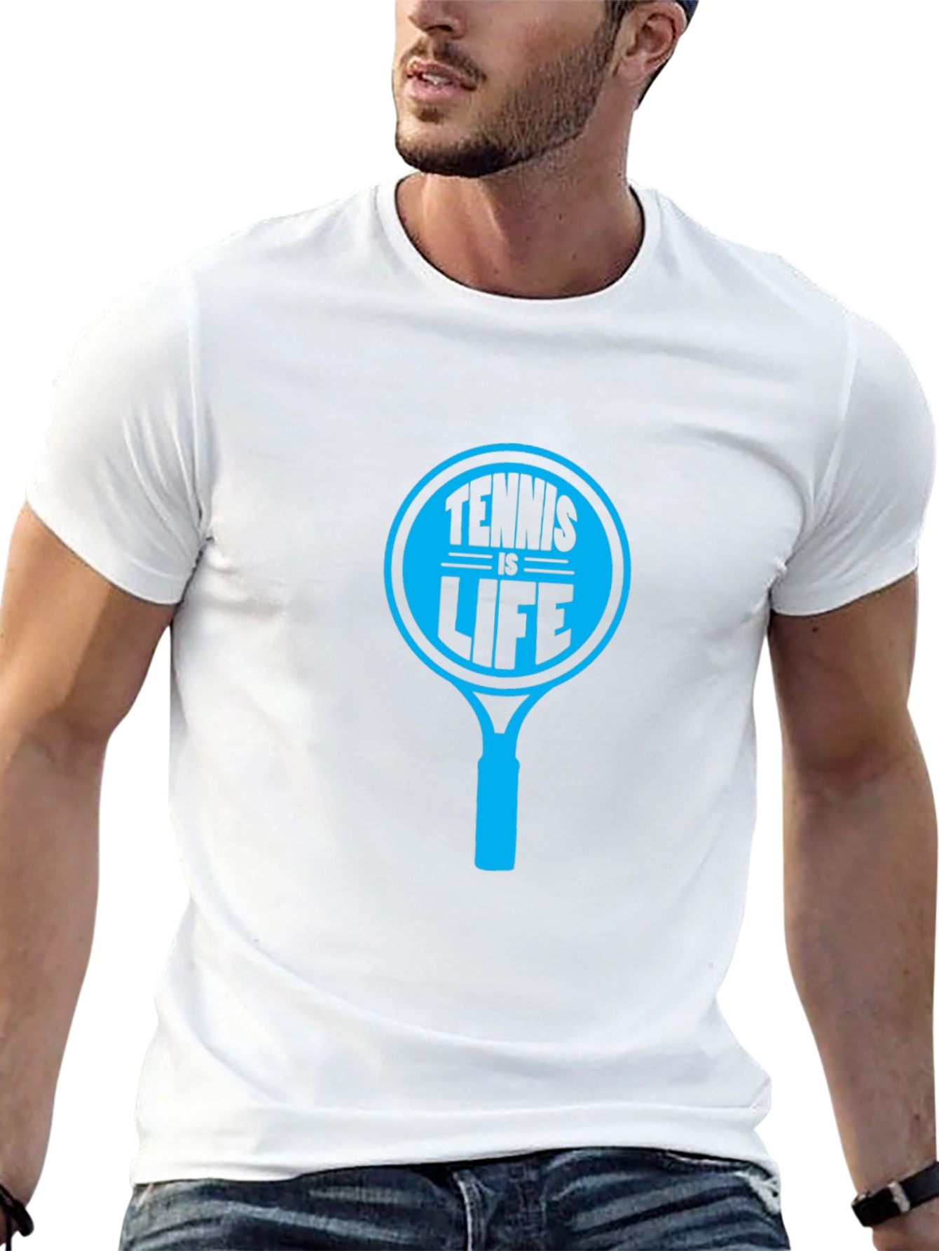 Tennis Is Life T-Shirt Black