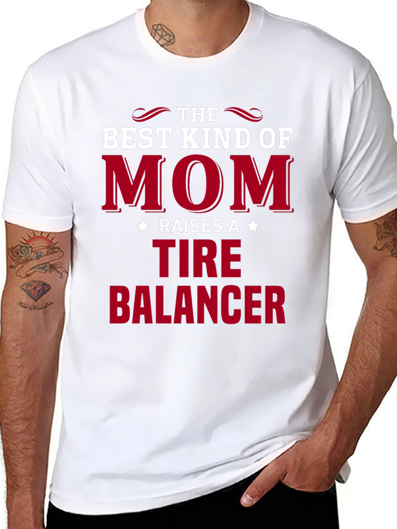 Best Mom Tire Balancer T-Shirt