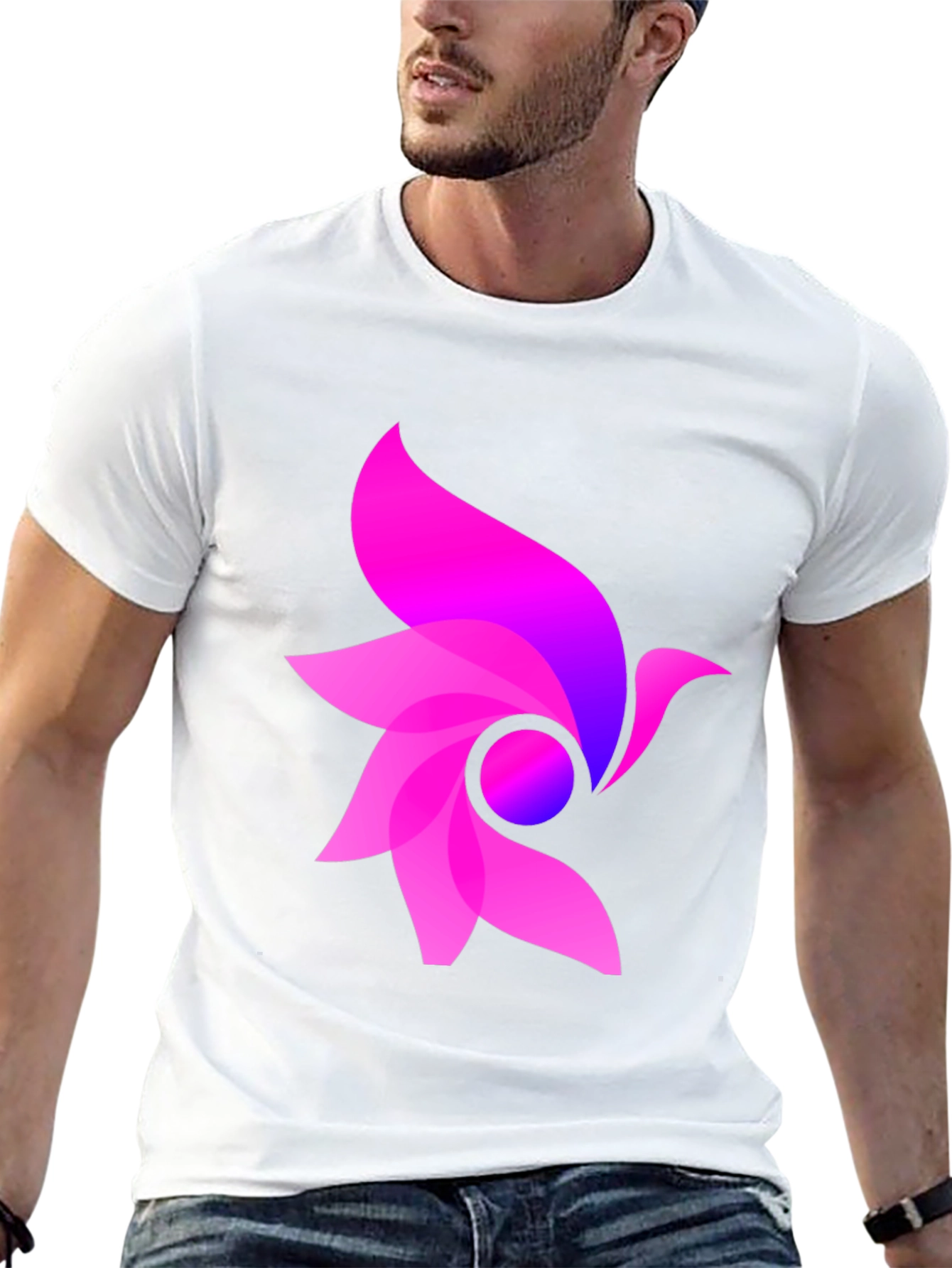 Abstract Bird Graphic Tee