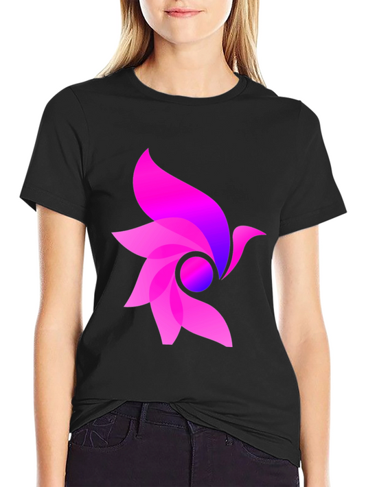 Abstract Bird Graphic Tee