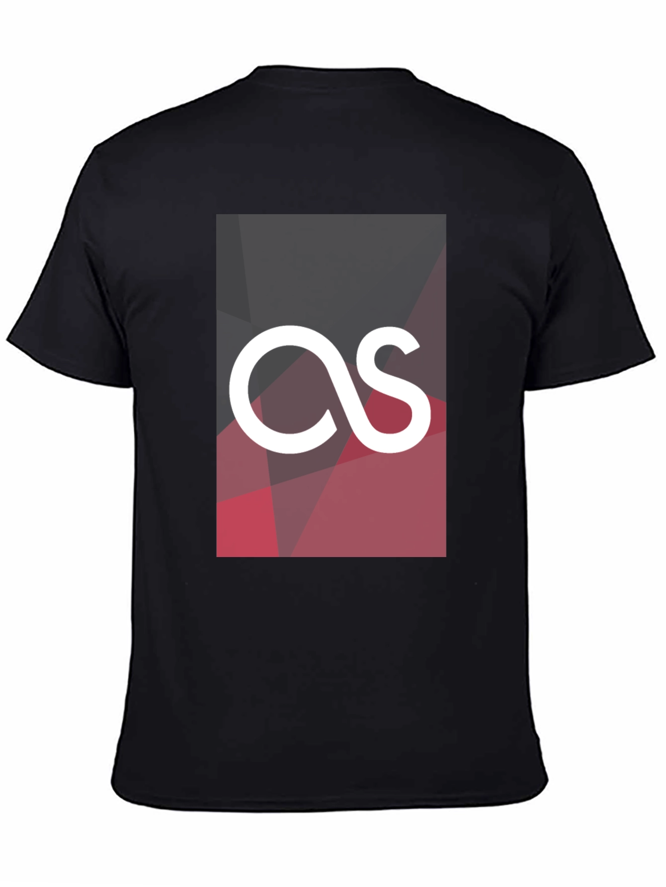 Modern Graphic Tee - As Logo - Black