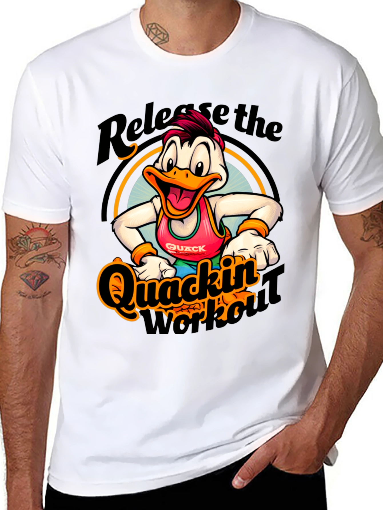 Quackin Workout T-Shirt - Release the Quack!